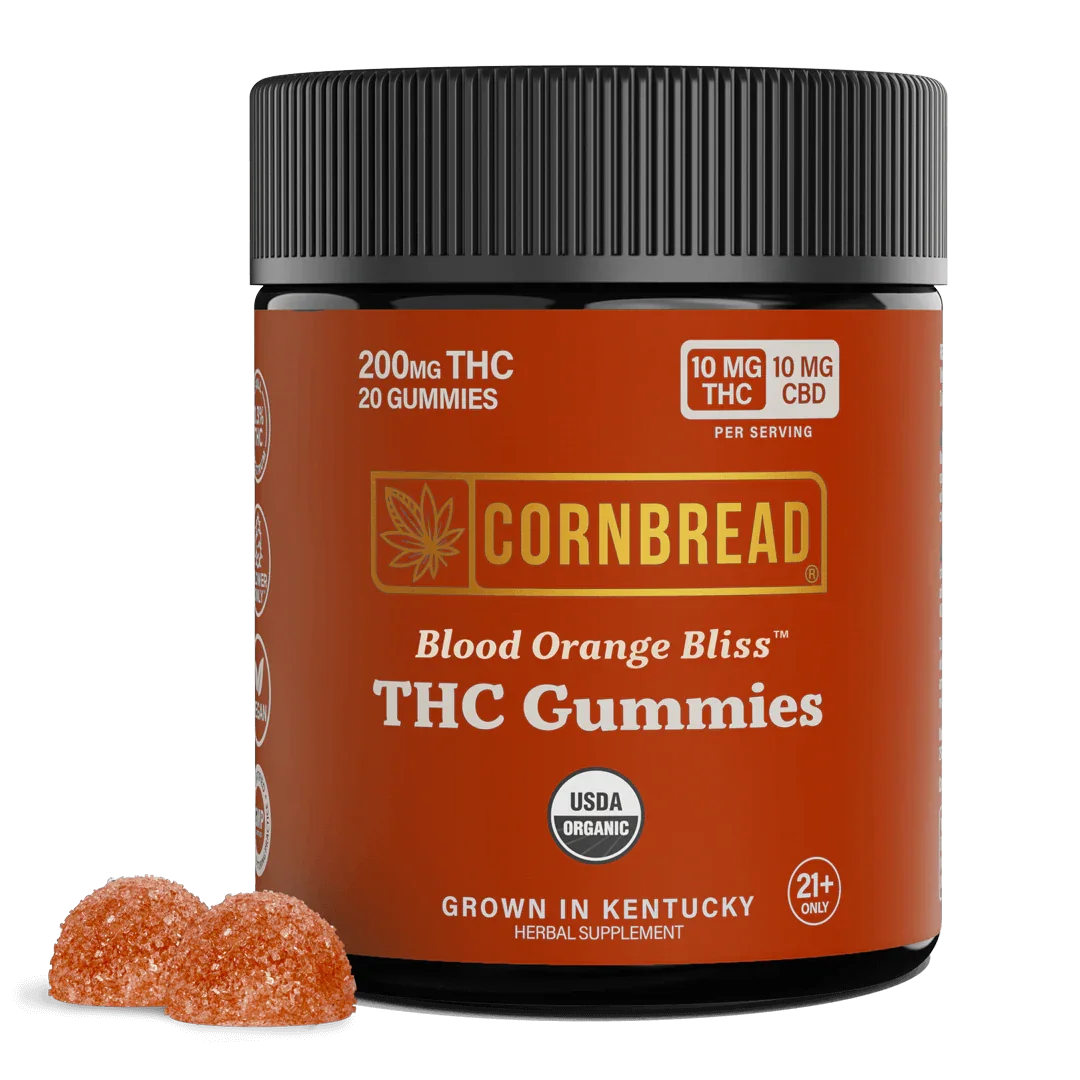 Blood Orange Bliss THC Gummies, 10mg