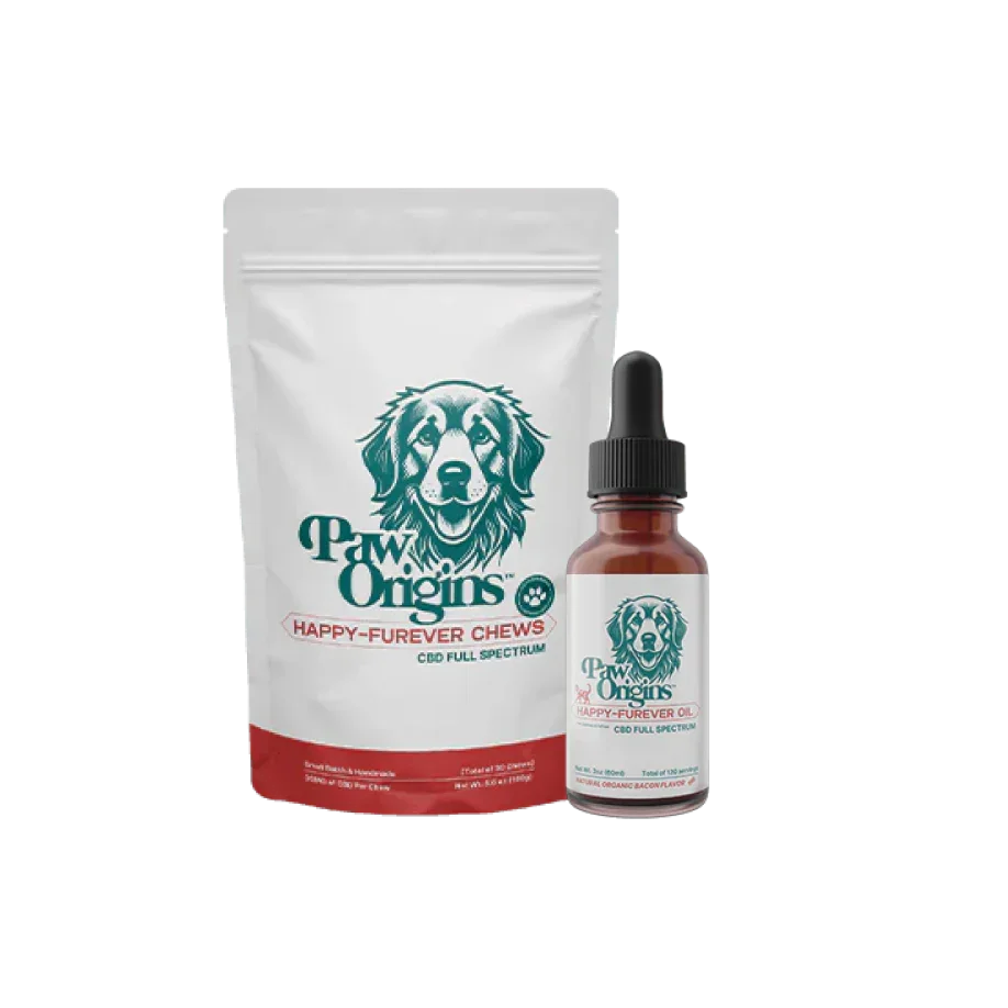 Full-Spectrum (1,600mg) Happy-Furever™ Oil & Chews Value Bundle