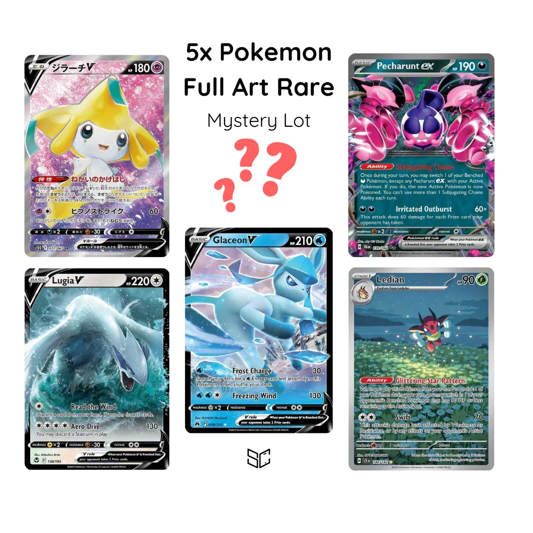 5 Full Art Cards (Japanese)