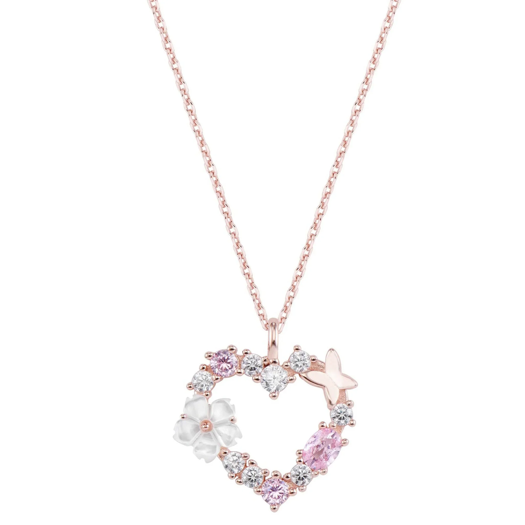 Collier Sparkling Heart, S925