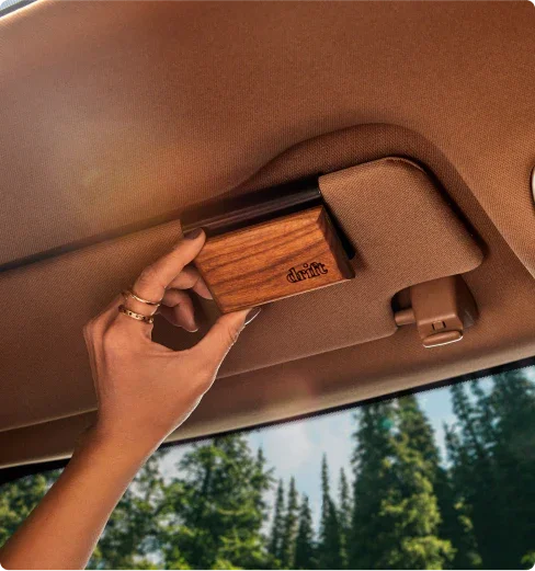 Wood Car Freshener Amber