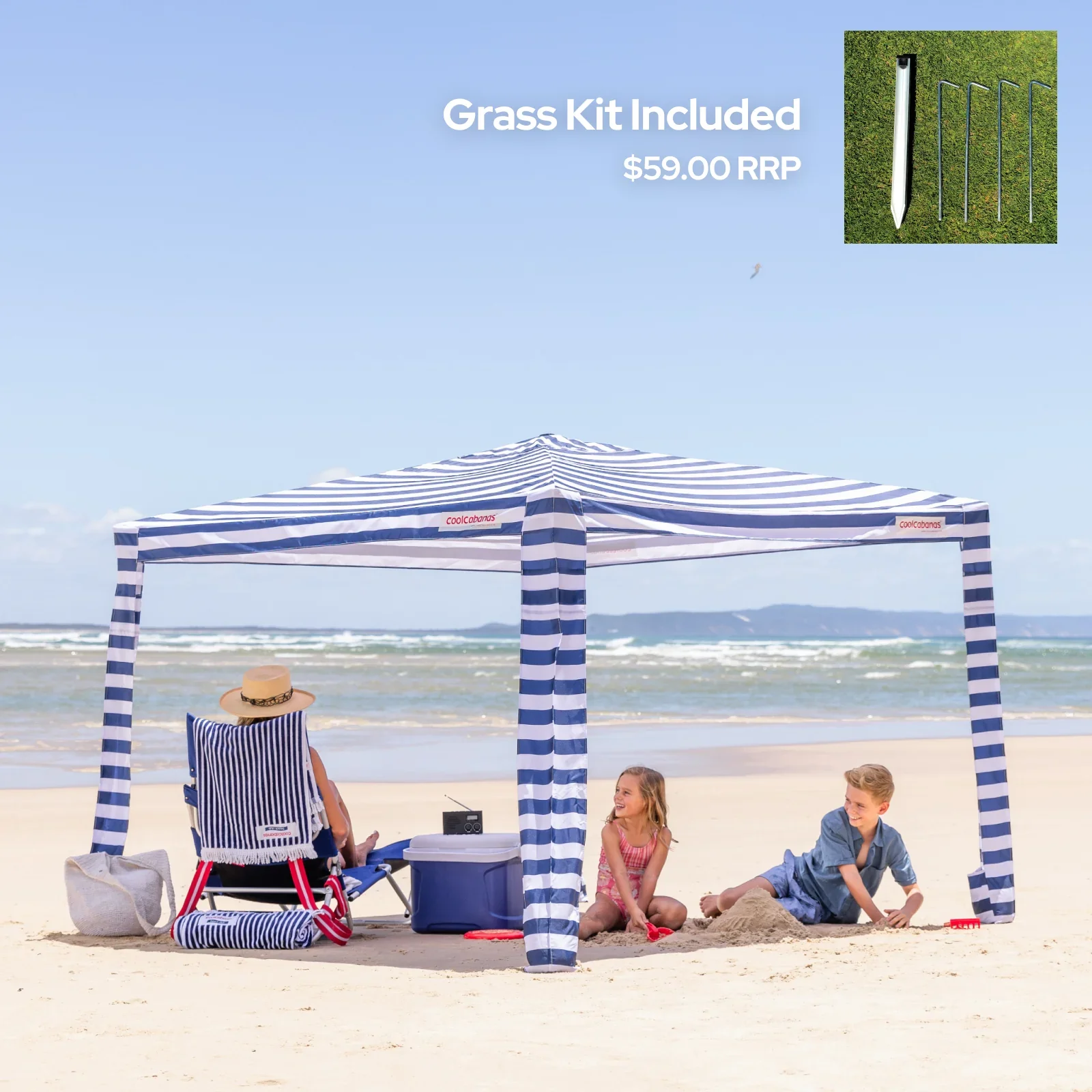 COOLCABANA 5 + Grass Kit