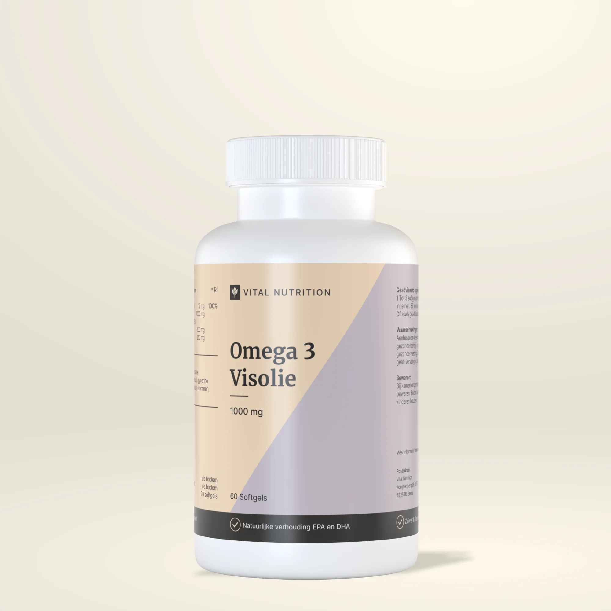 Omega 3 Visolie - 1000 mg
