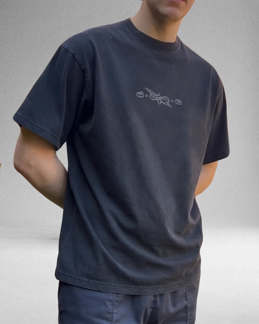 Grunge Logo - Men's Vintage Tee