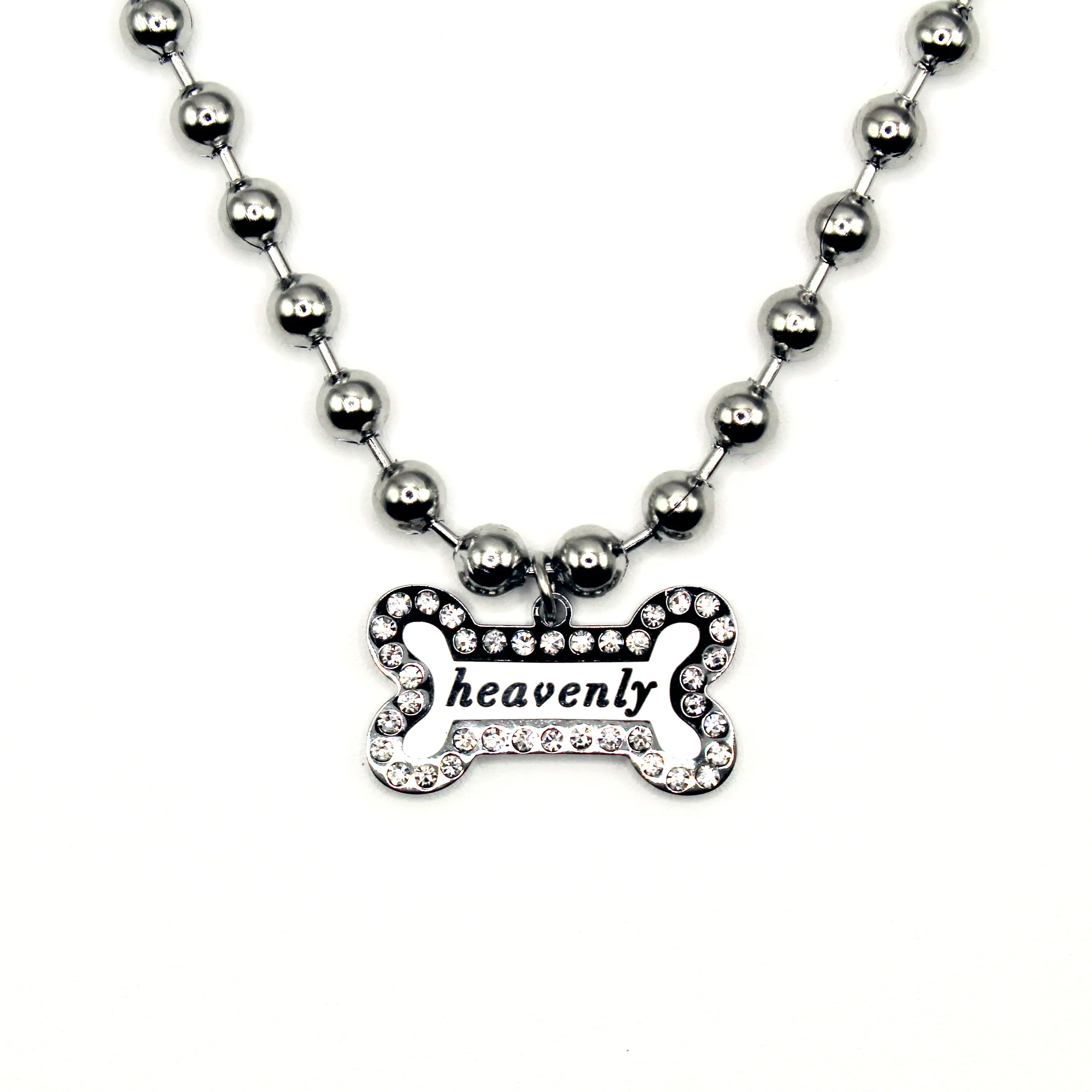 Heavenly Bone Ballchain Necklace