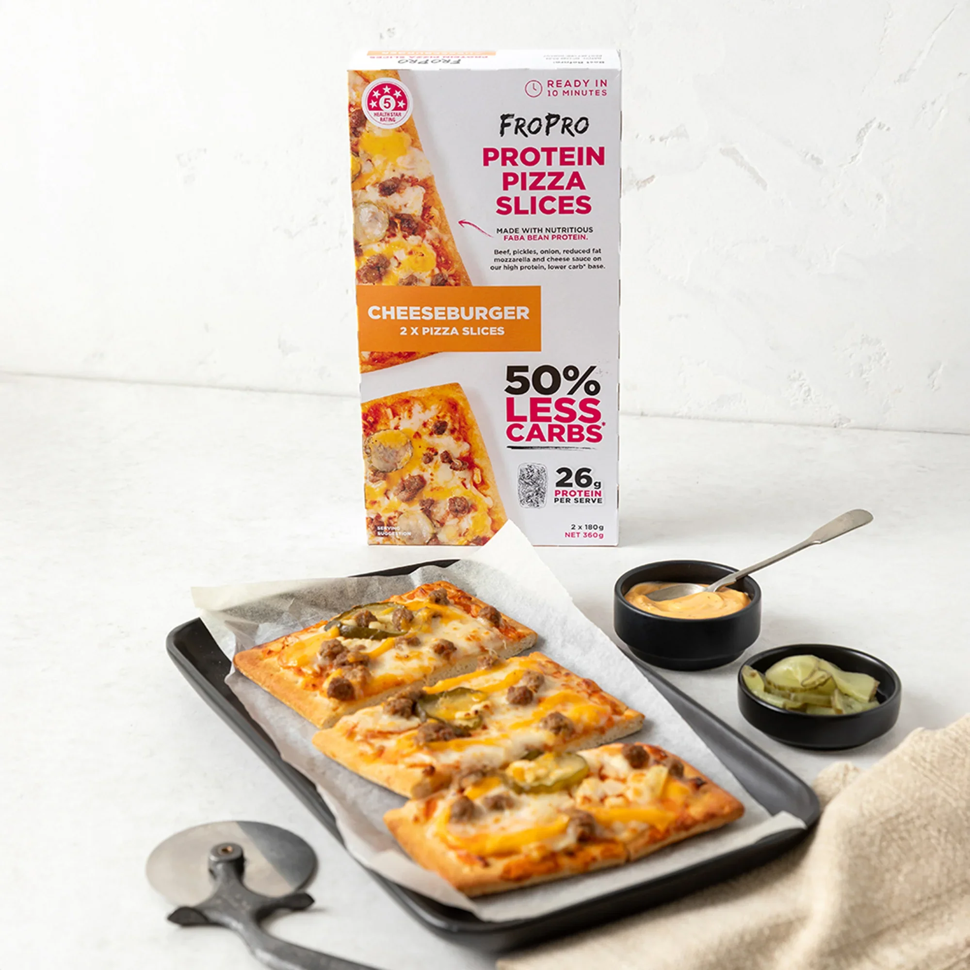 Cheeseburger Pizza Slices