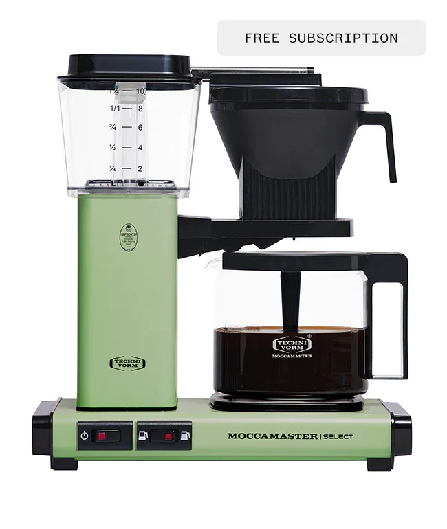 Moccamaster Select 1.25L Coffee Maker Pastel Green