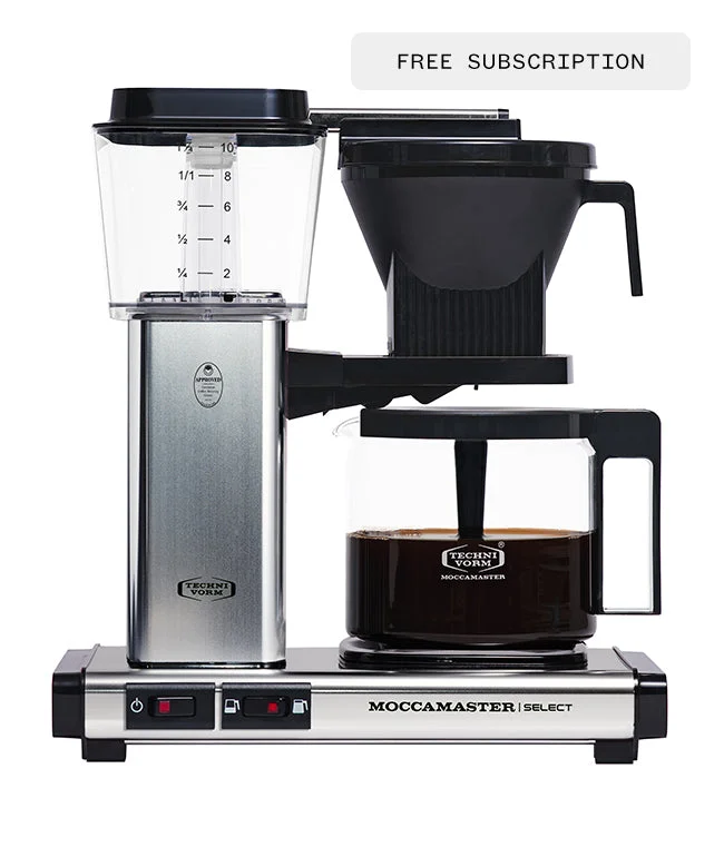 Moccamaster Select 1.25L Coffee Maker Polished Silver