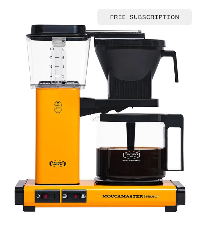 Moccamaster Select 1.25L Coffee Maker Yellow Pepper