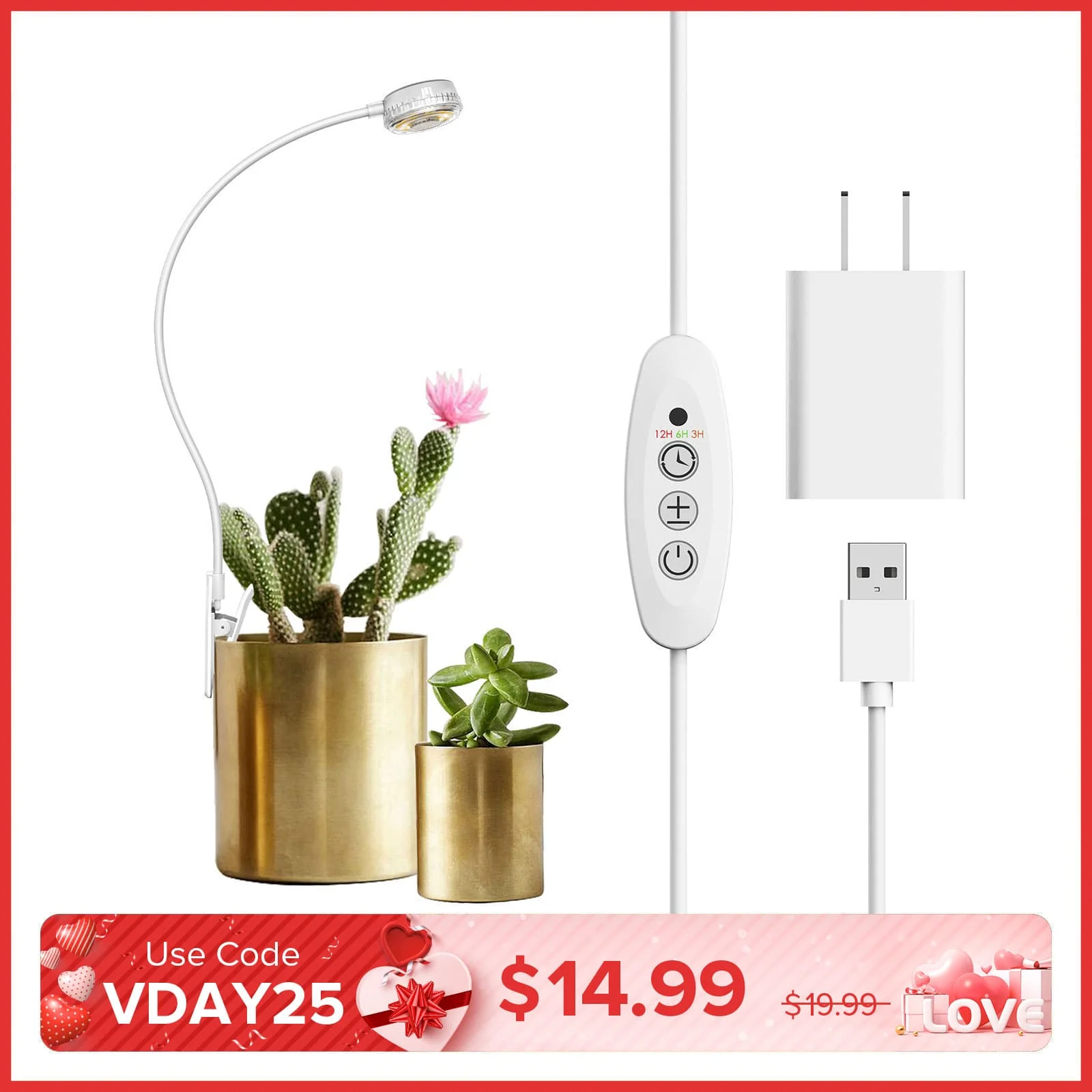 5W Pot Clip LED Grow Light