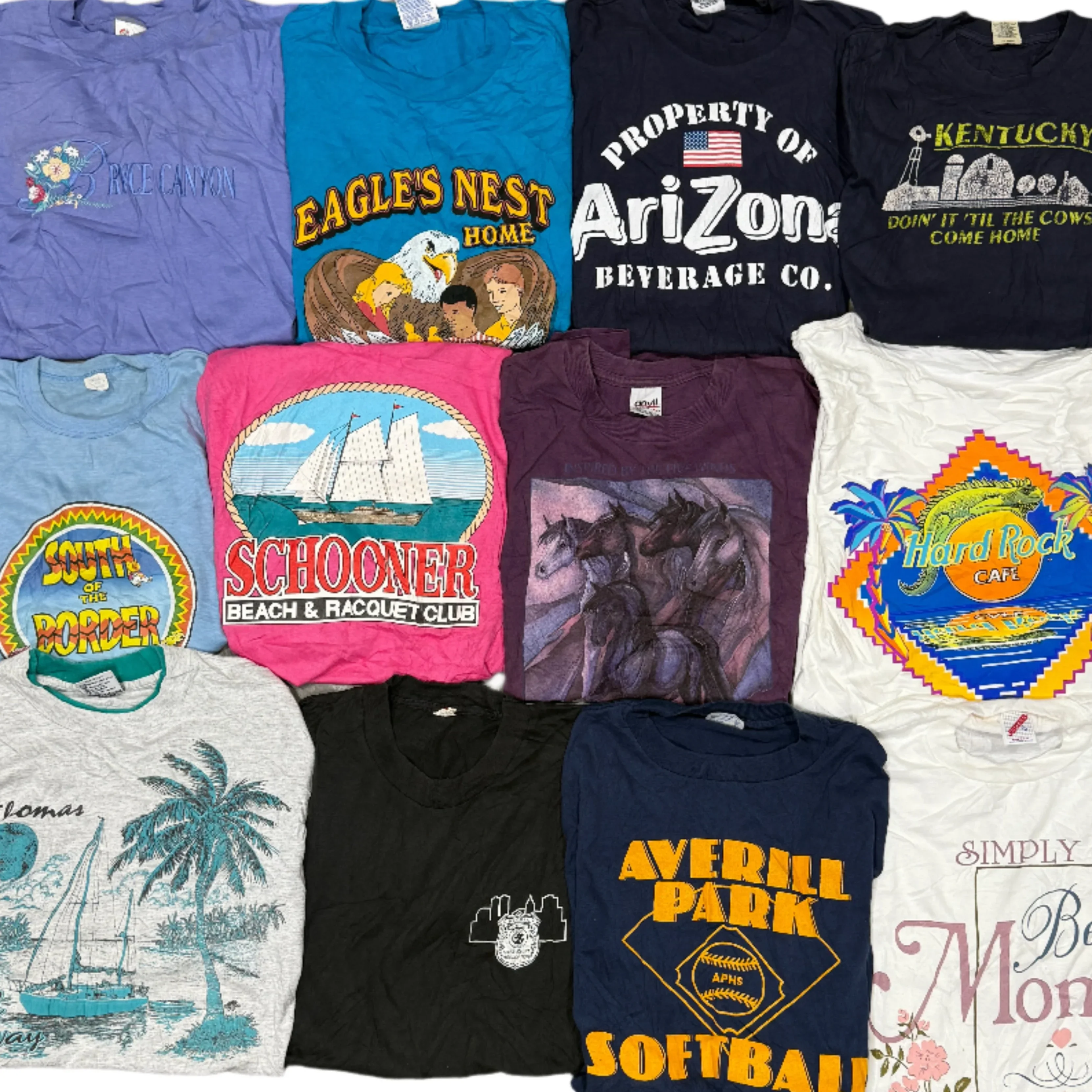 Wholesale Vintage Graphic T-Shirts (10 Pieces)