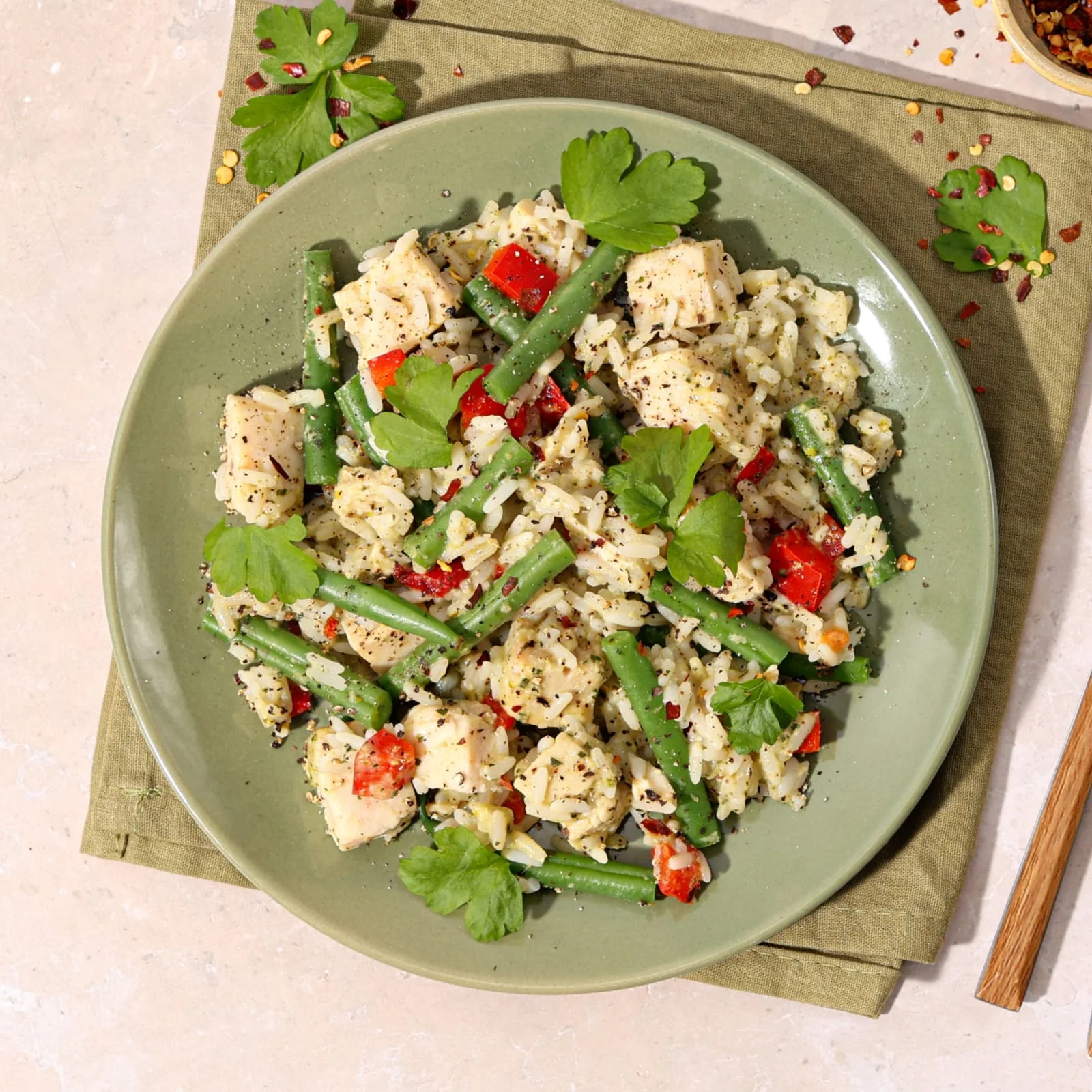 Thai Curry Chicken & Rice Pot