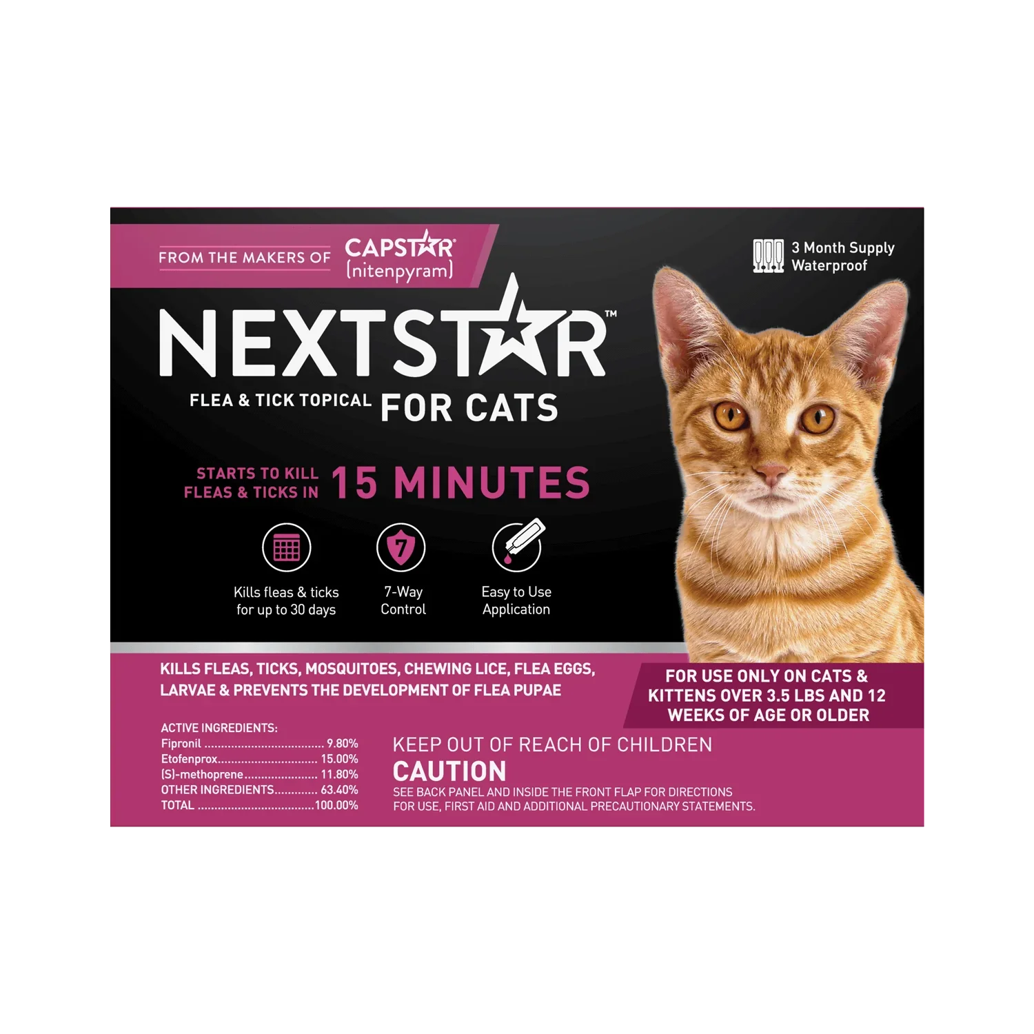 NEXTSTAR® Flea & Tick Topical for Cats