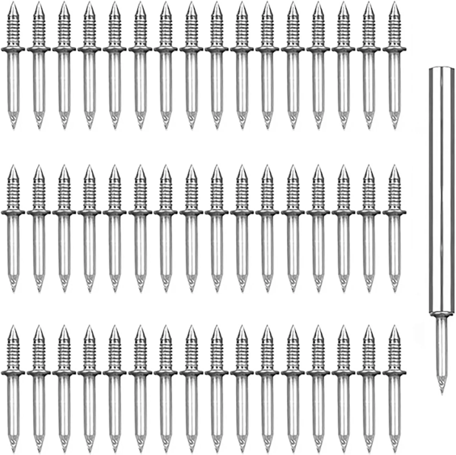 Woyuosn Seamless 2-Sided Nails for Wood