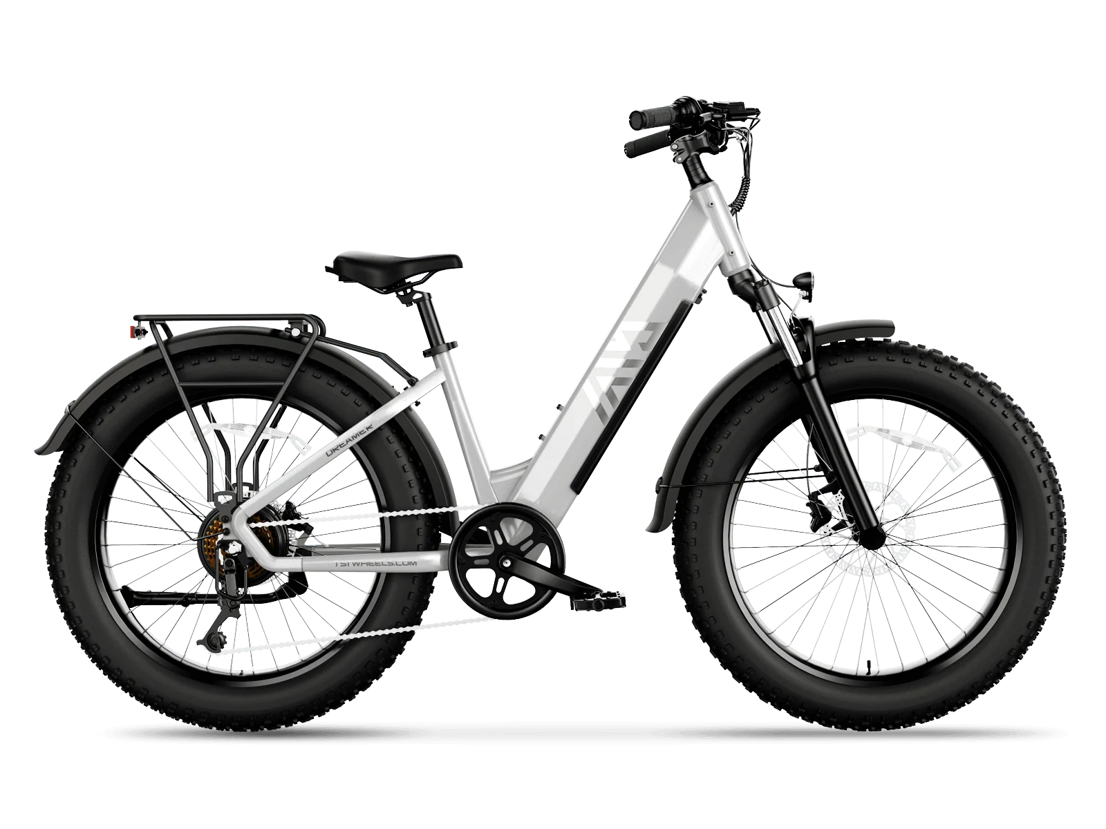 TST® Dreamer 26" Step-Thru Fat Tire Electric Bike
