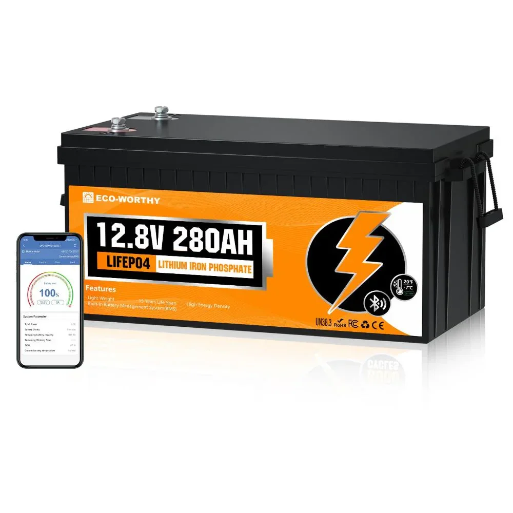 Batterie Lithium LiFePO4 12V 280Ah Bluetooth & Protection Basse Température| ECO-WORTHY