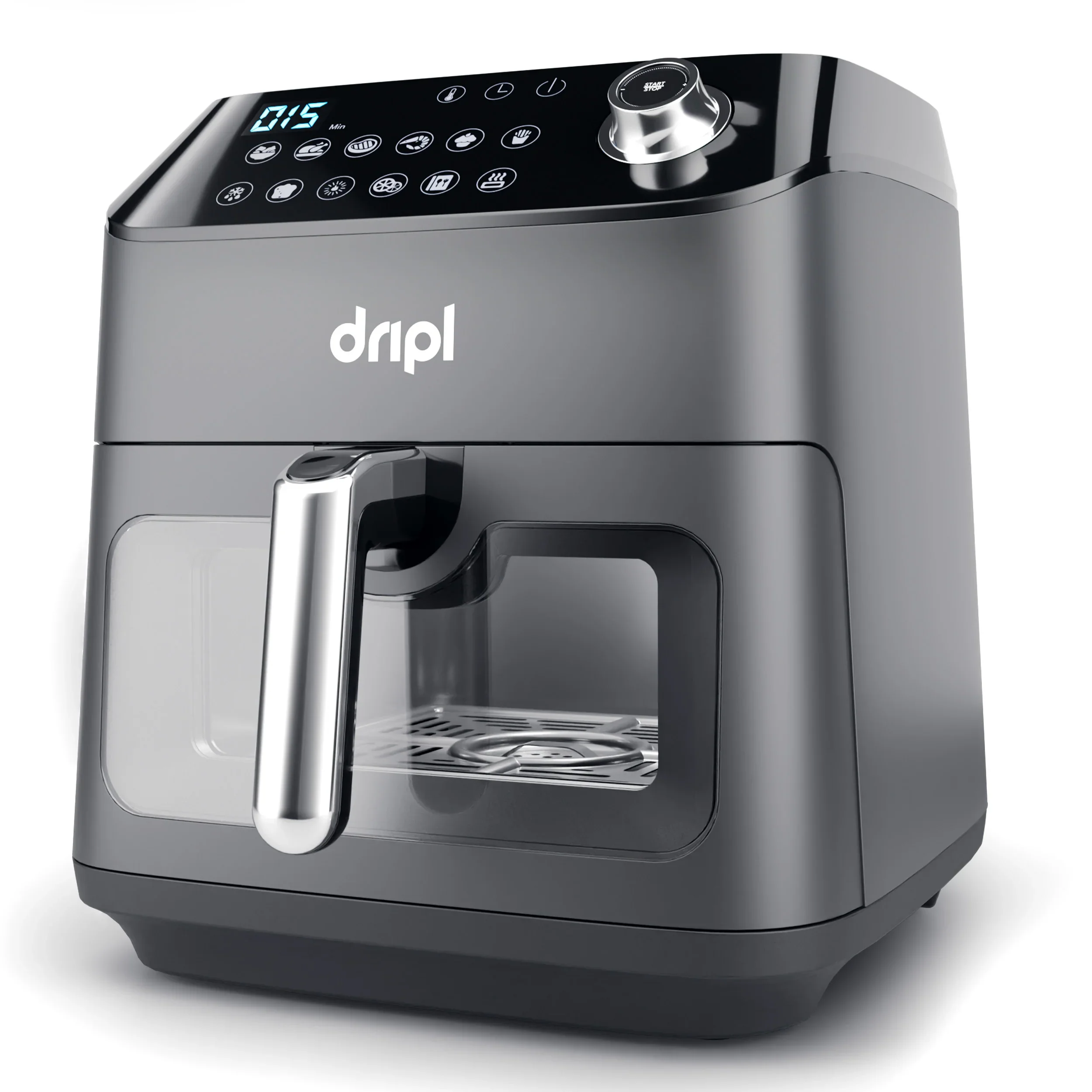 Dripl Heißluftfritteuse 5,7L mit LCD Touchscreen