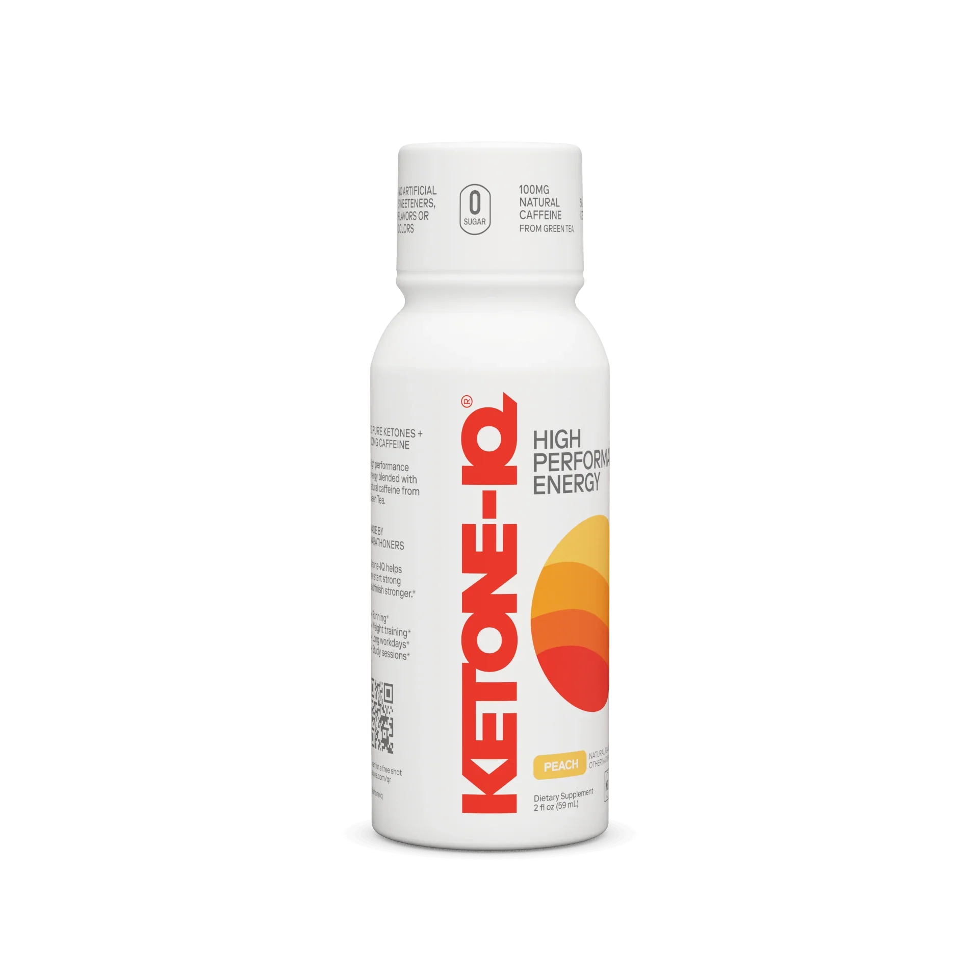 Ketone-IQ +Caffeine Shot Peach