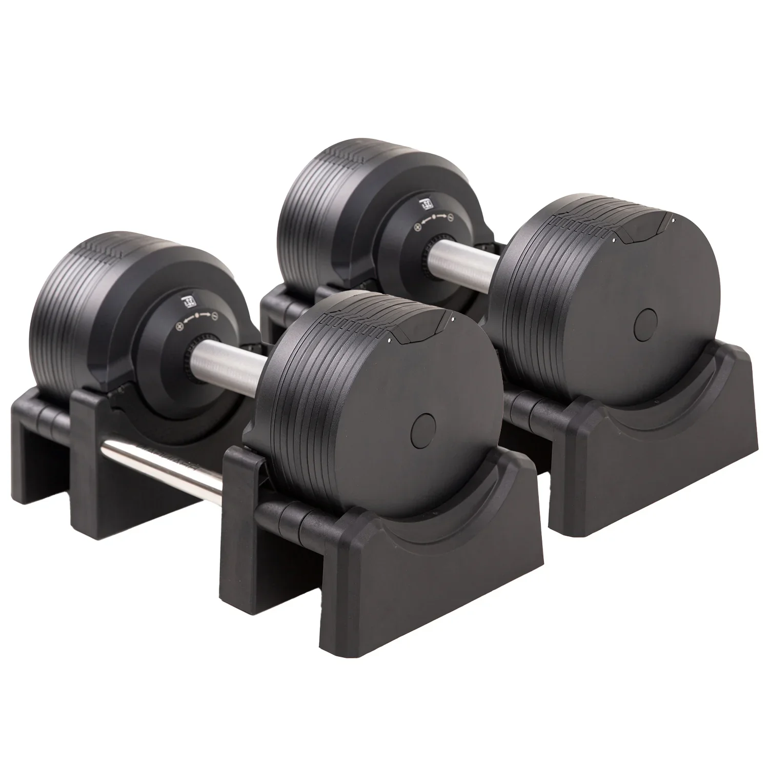32.5kg Black Adjustable Dumbbells