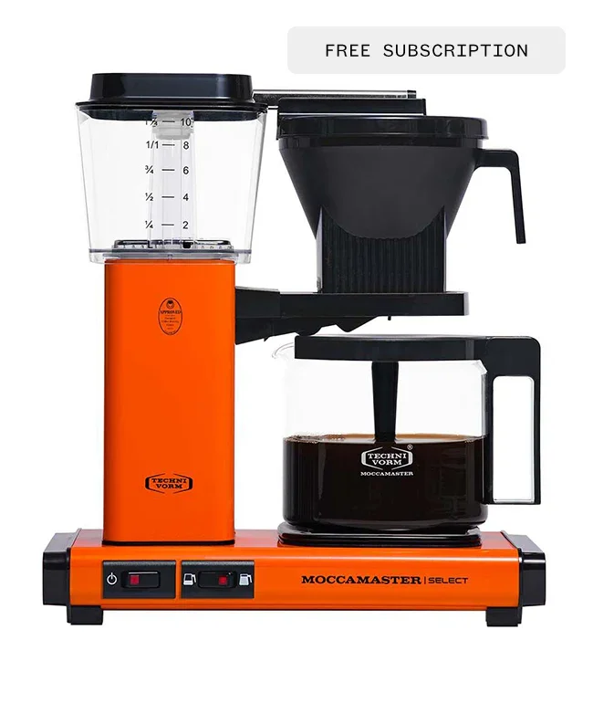 Moccamaster Select 1.25L Coffee Maker Orange