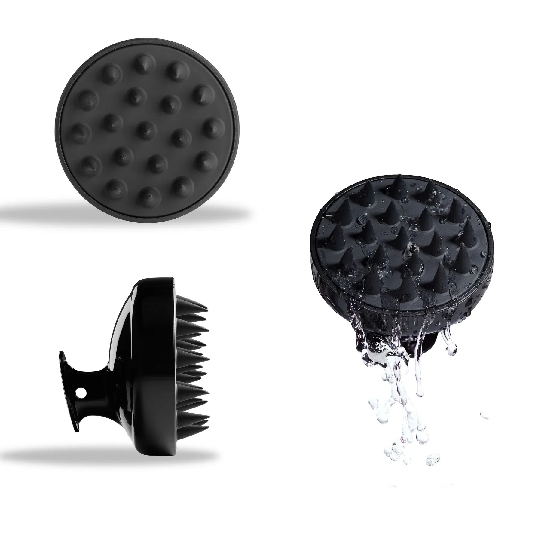 Shampoo Brush and Scalp Massager (3-Pack)