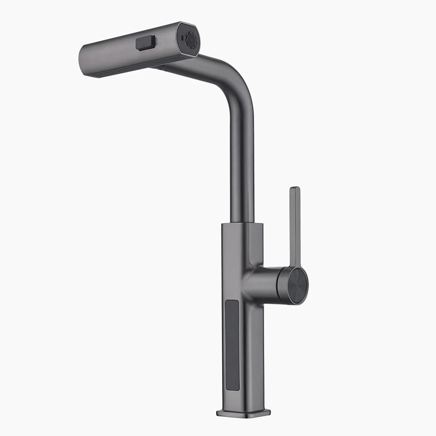 Lefton Waterfall & Pull-Out Kitchen Faucet with Temperature Display-KF2209