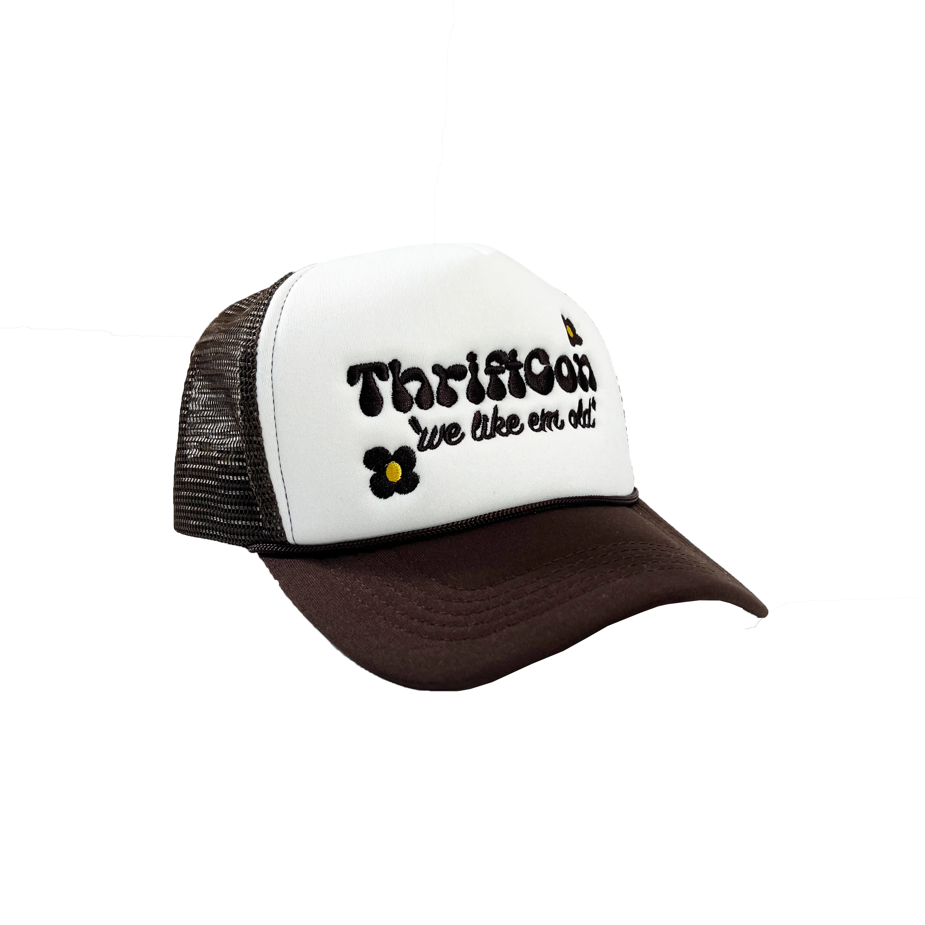 WE LIKE EM OLD TRUCKER HAT