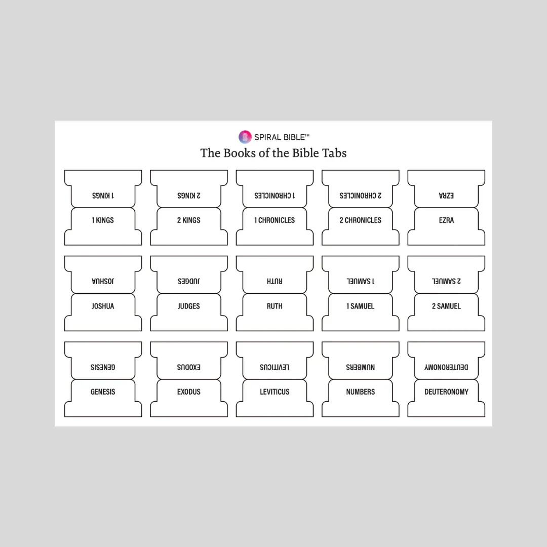 Spiral Bible™ Tabs