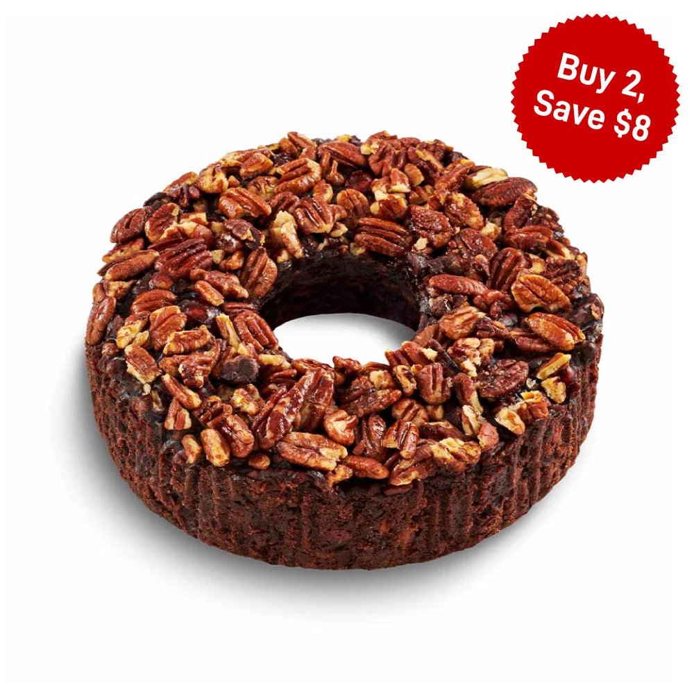 Cherry Fudge Pecan Cake