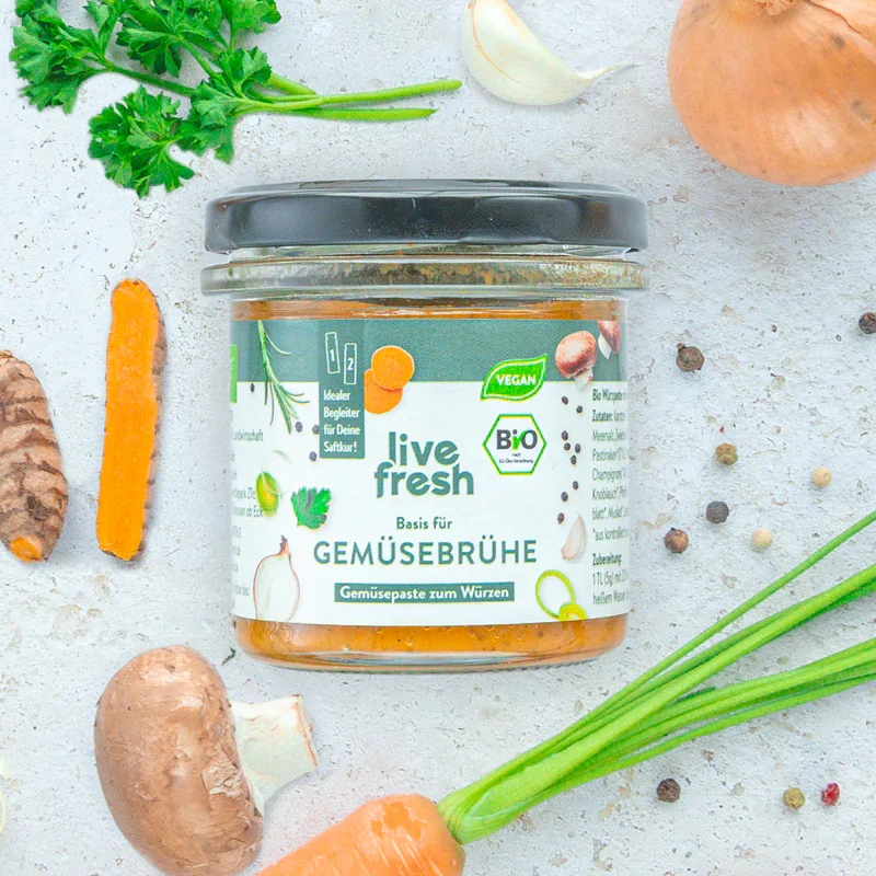Gemüsebrühe Basis – Bio & Vegan