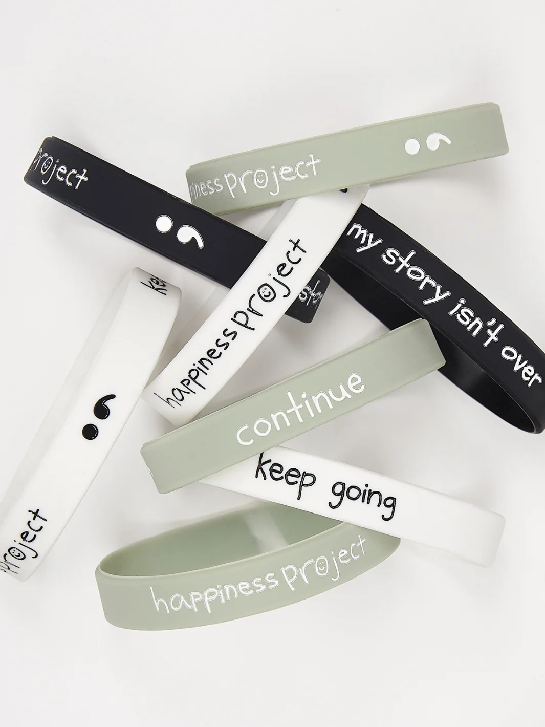 Semicolon Wristbands (3-Pack)