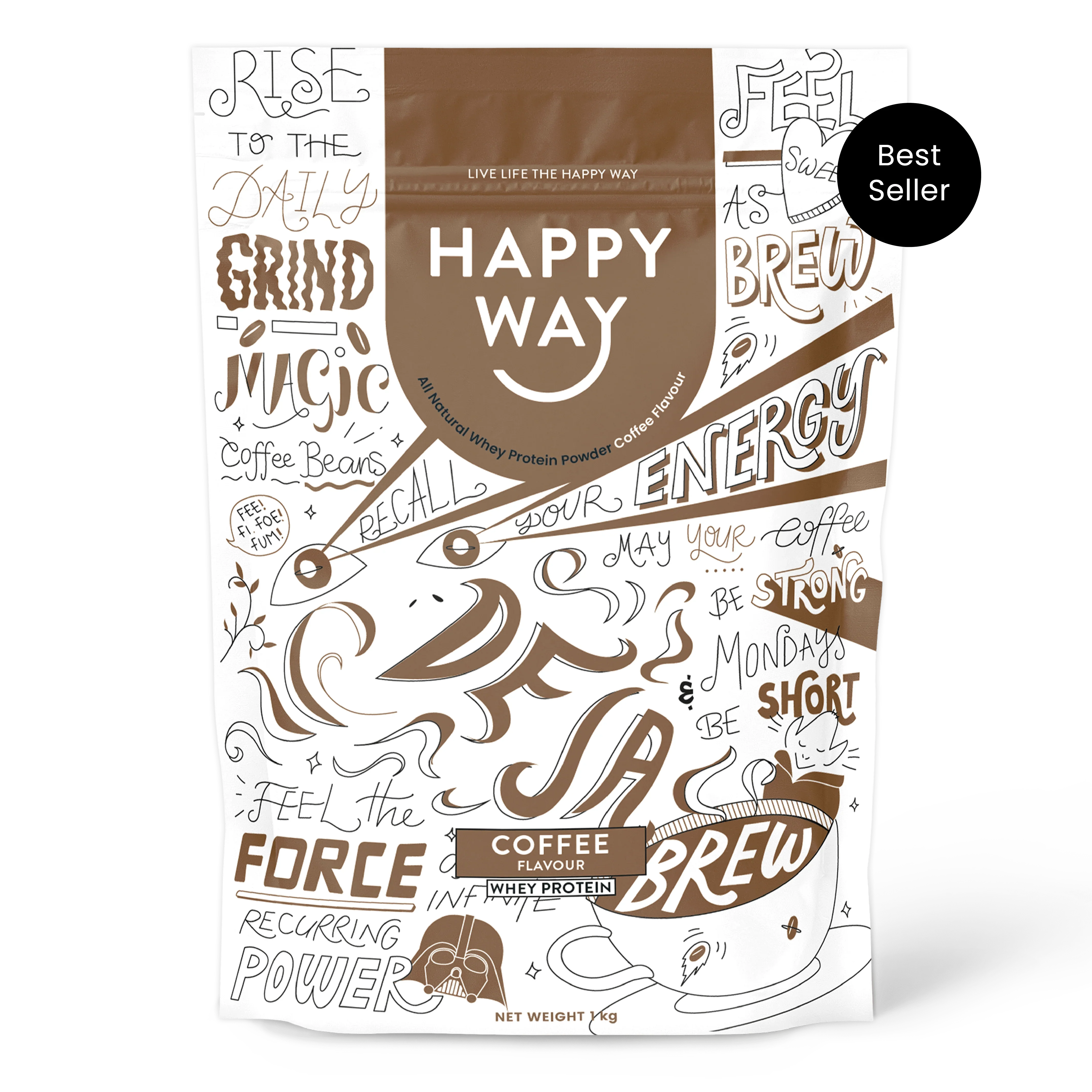 Deja Brew Coffee Whey Protein Powder 500g