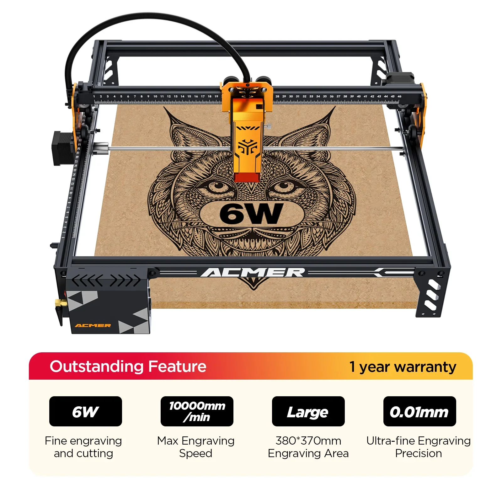 ACMER P1 S pro Best Budget Laser Engraver