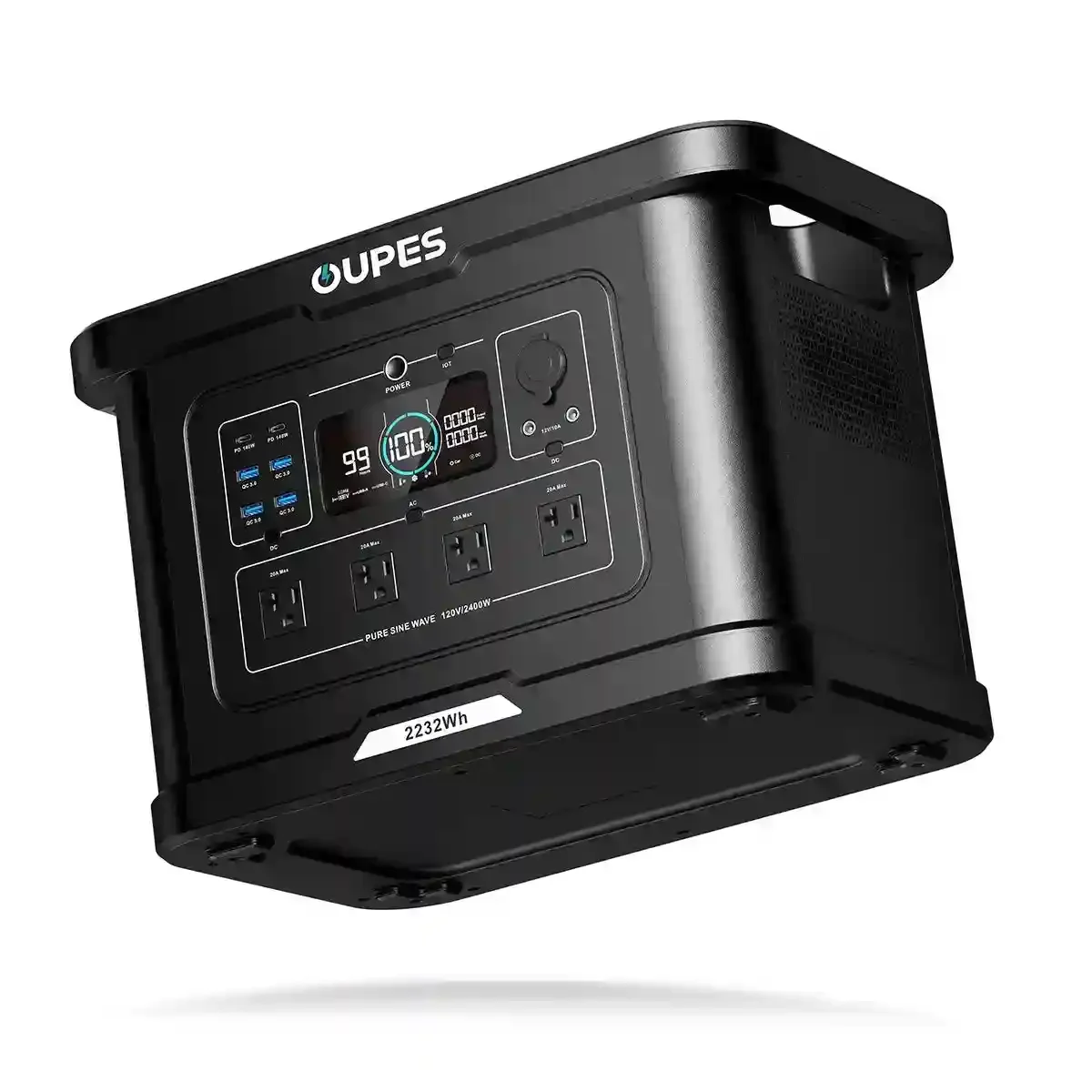 OUPES Exodus 2400 Portable Power Station | 2400W 2232Wh