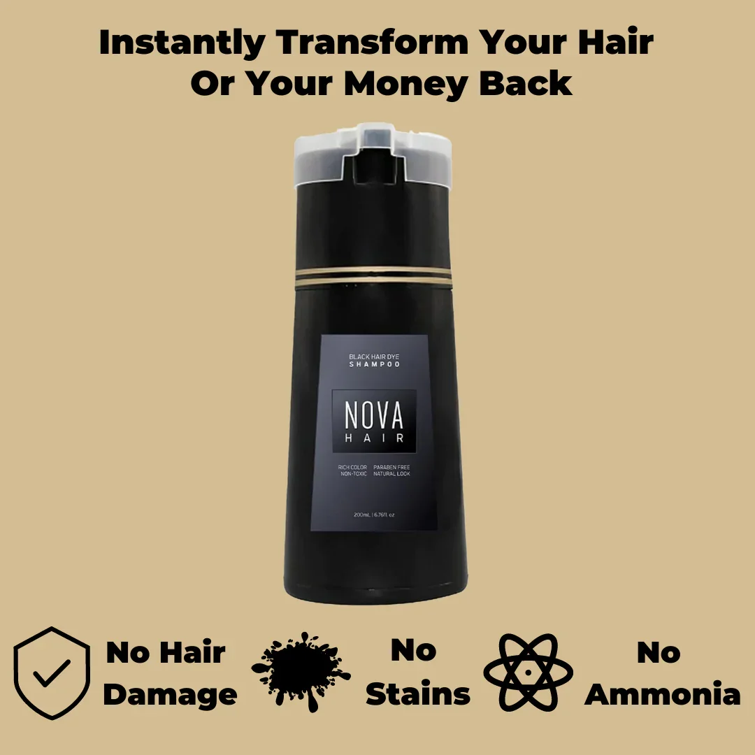 NovaHair™ Instant Dye Shampoo (50% OFF)