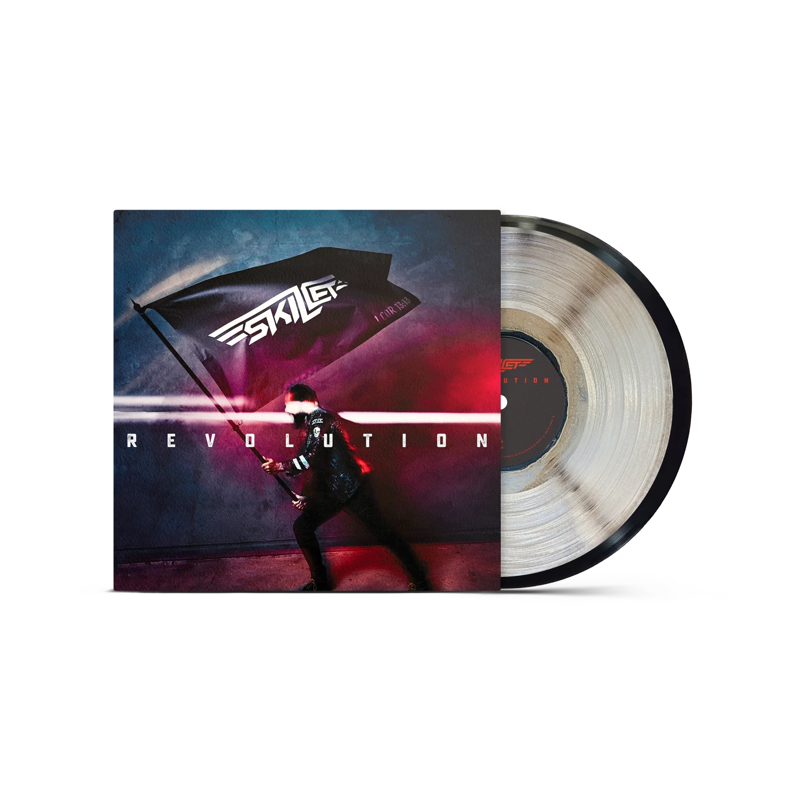 SKILLET REVOLUTION "ASH IN THE WIND" ASH-FILLED VINYL