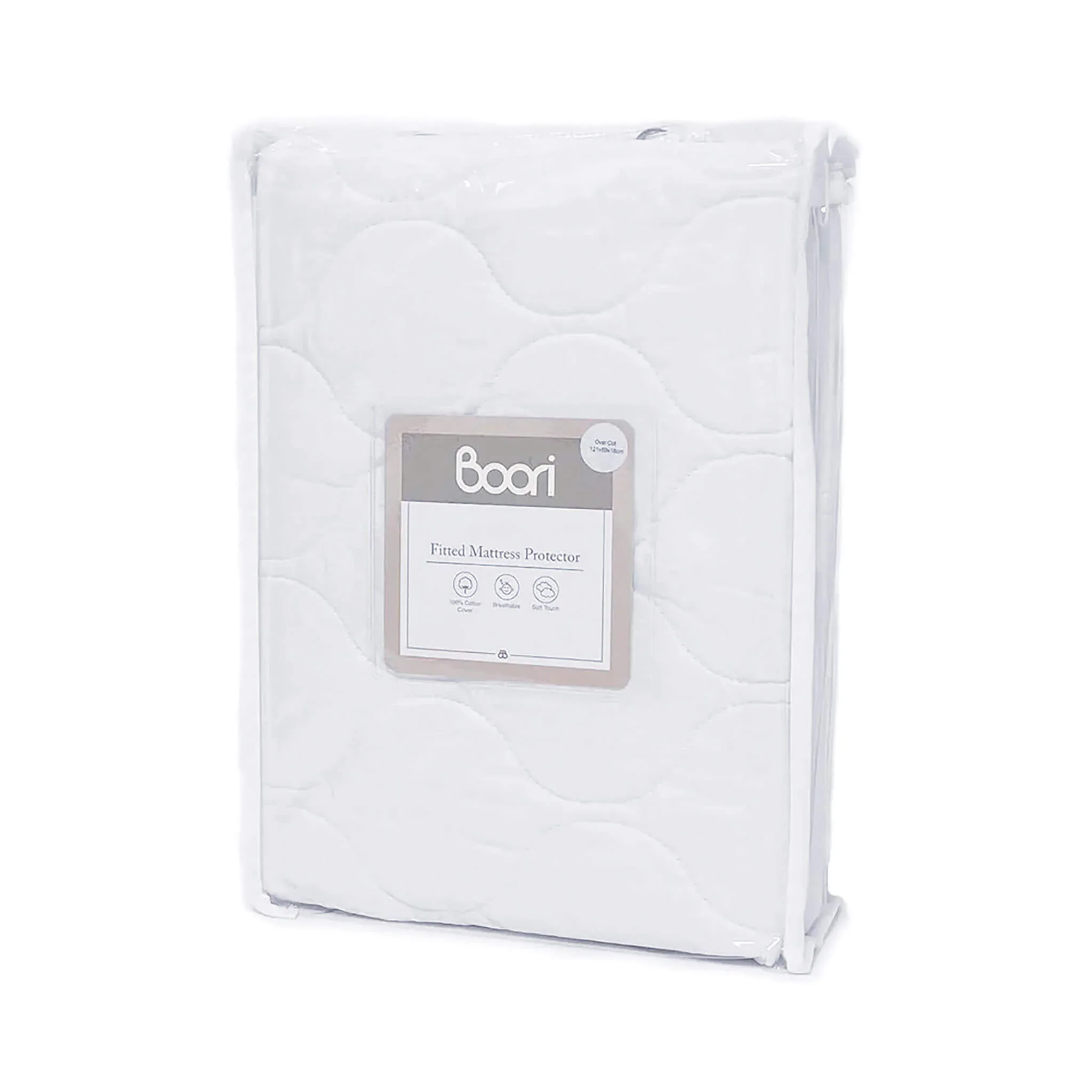 Oval Cot Fitted Mattress Protector (121cm x 69cm)
