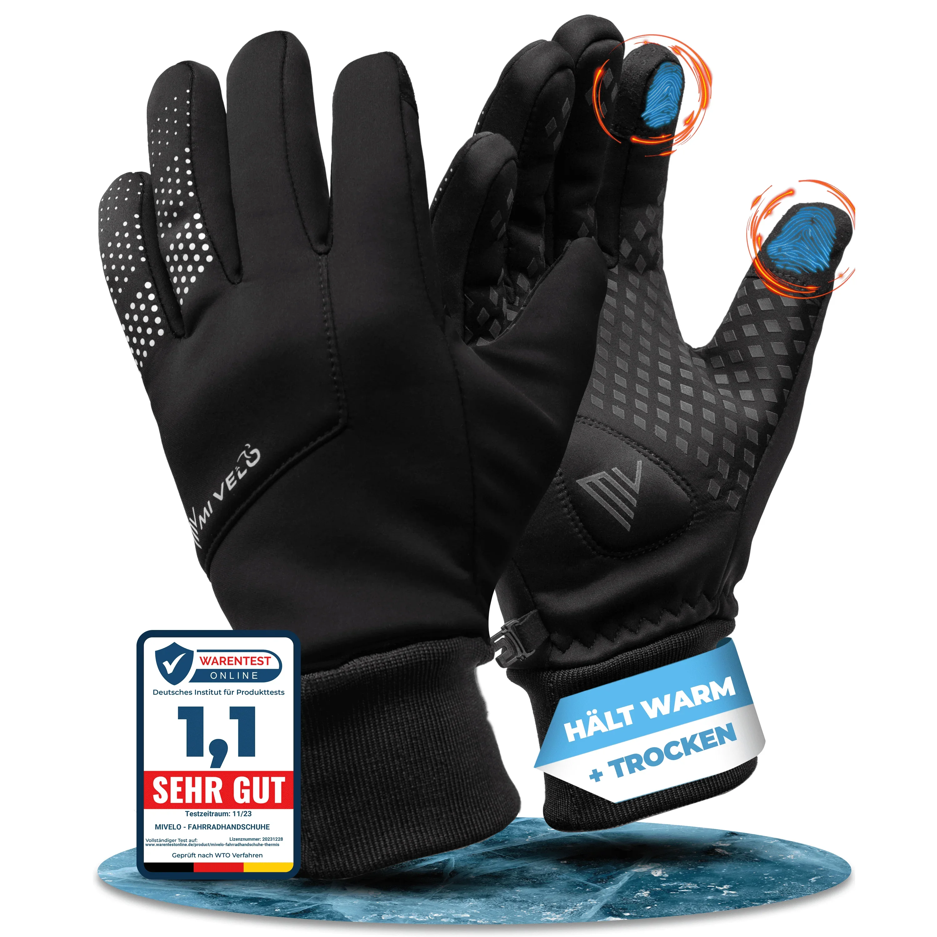 Warme Fahrradhandschuhe „VELORIDER“