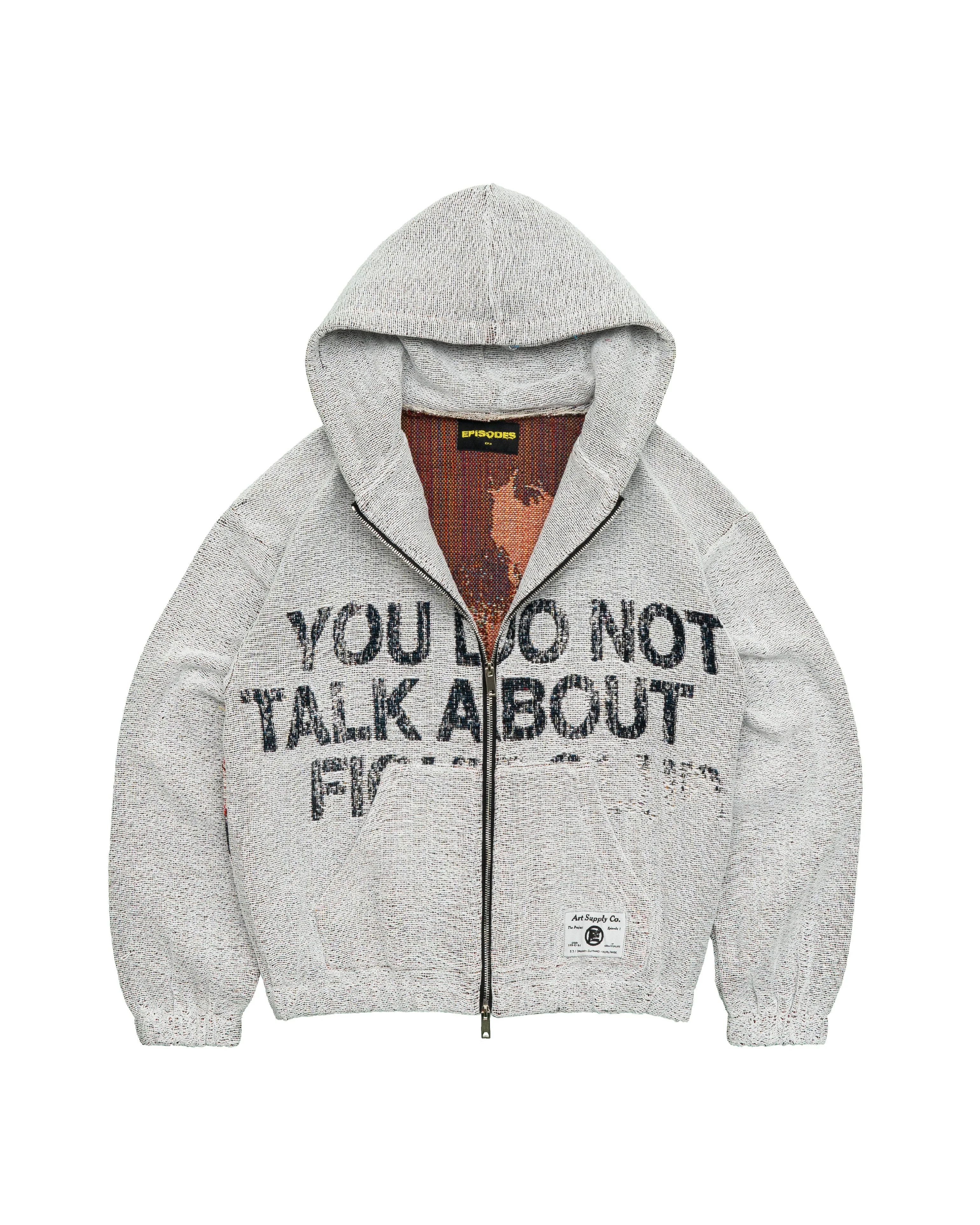 FIGHT CLUB Tapestry Zip-Up Hoodie