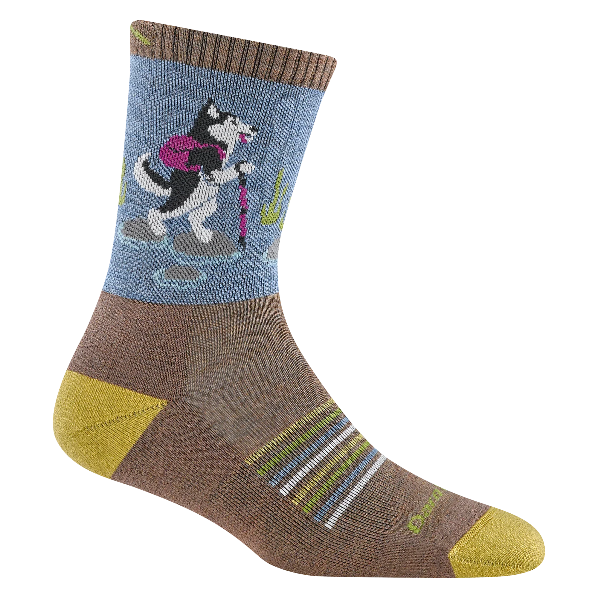 Women's Critter Club Micro Crew Lightweight Hiking Socks