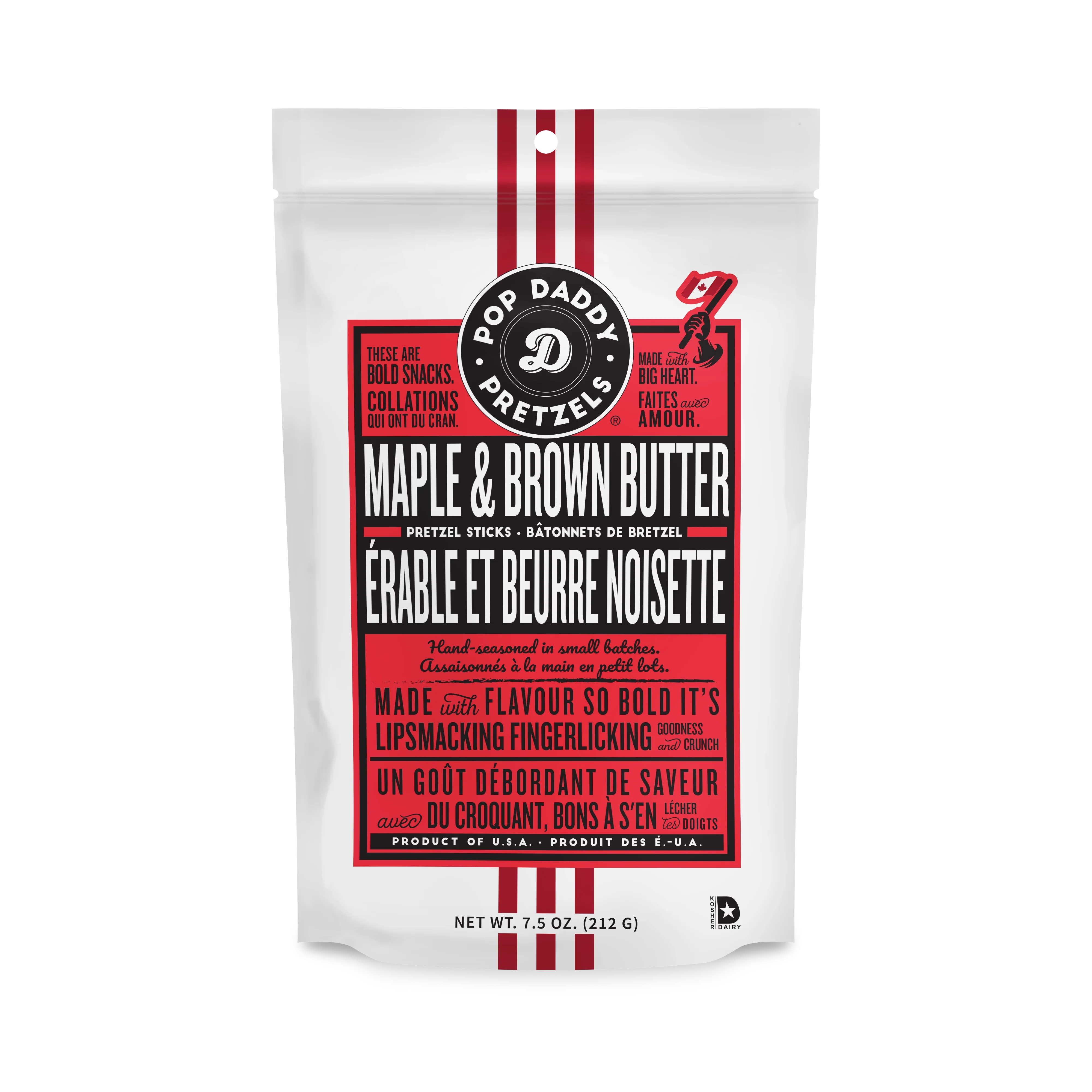 Maple & Brown Butter Seasoned Pretzels