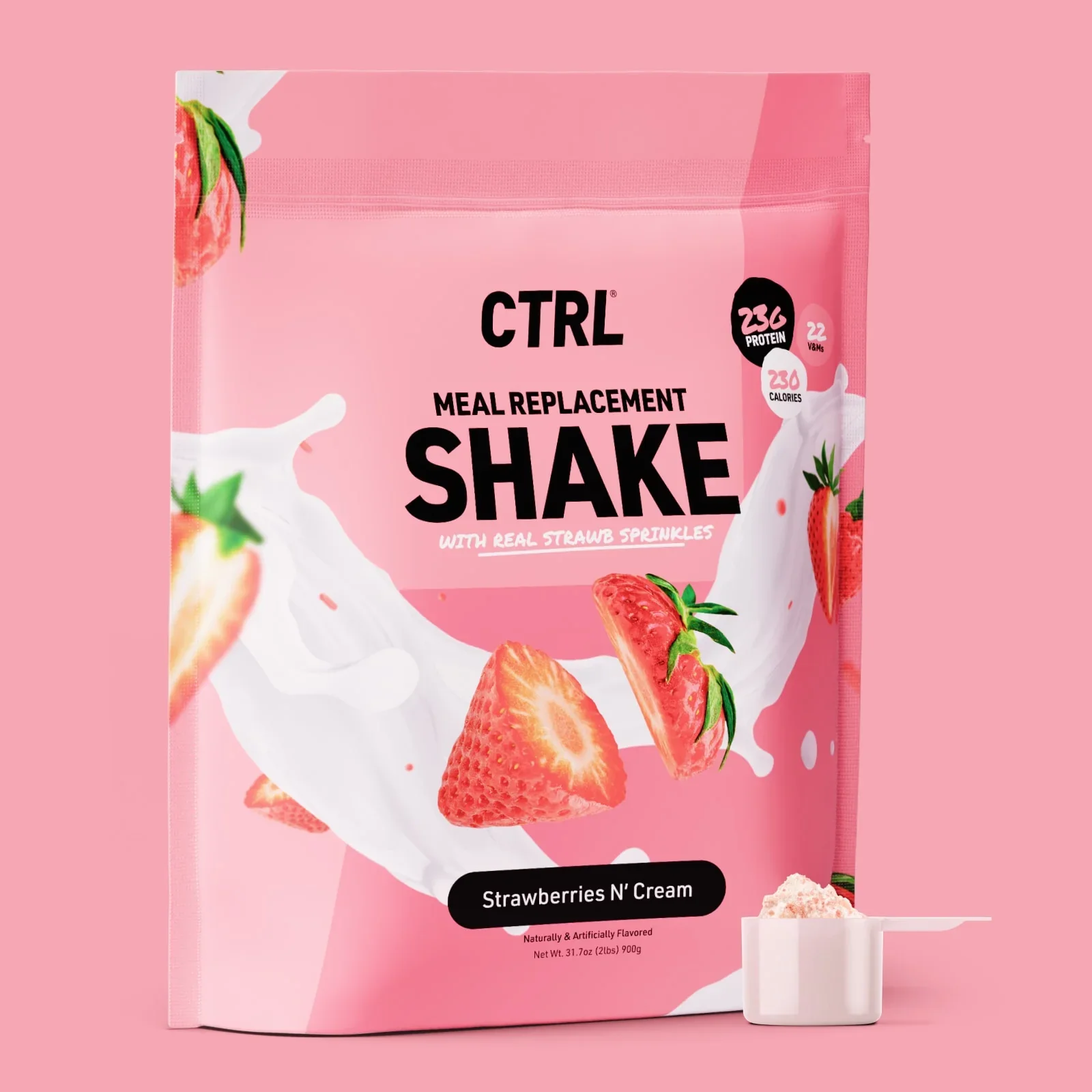 Strawberries N' Cream - Meal Replacement Shake (2lbs)