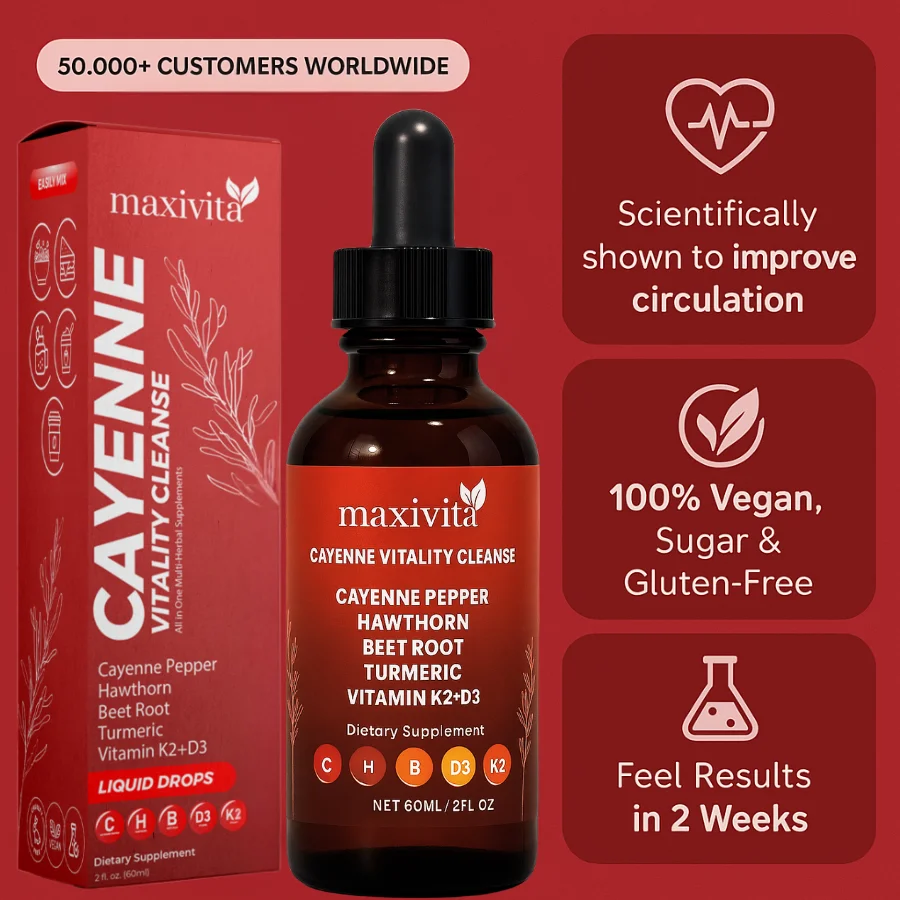 Maxivita Cayenne Pepper Liquid Extract