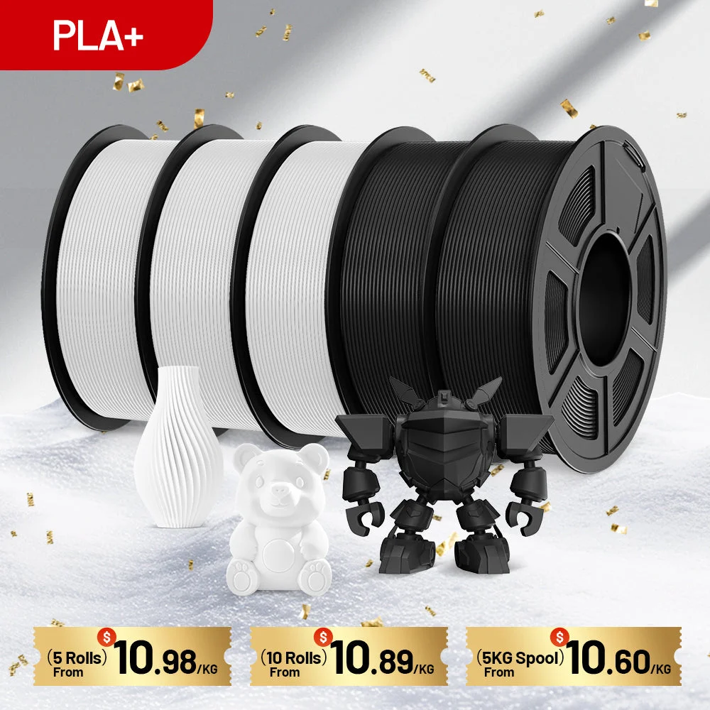 JAYO PLA/ PLA+ 1.1KG 5/10 Rolls 3D Printing Filament Bundle