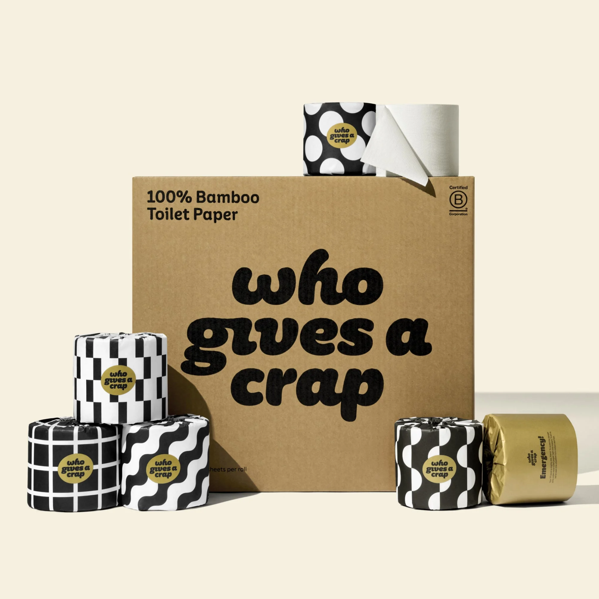 100% Bamboo Toilet Paper