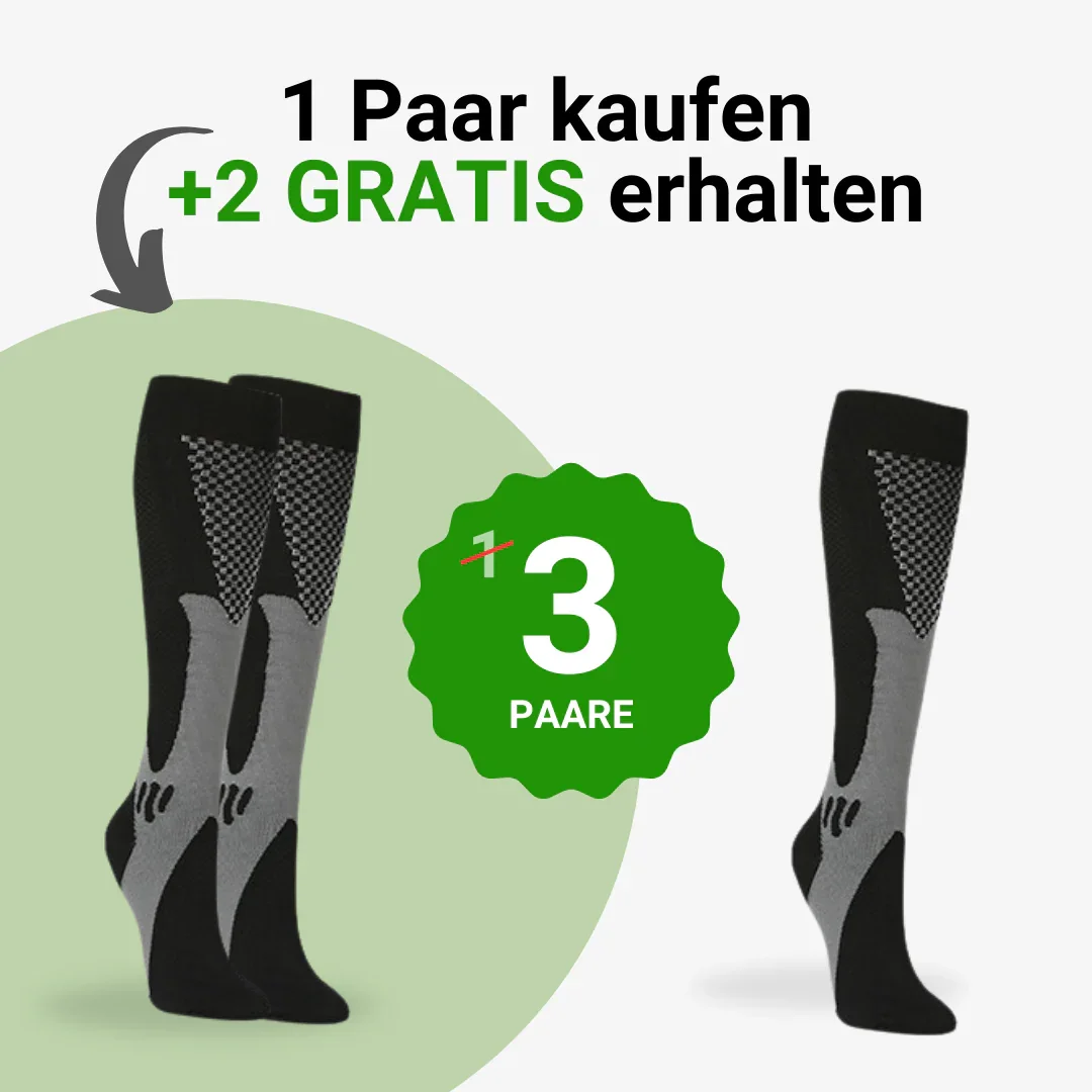 ORTHOLEG® Spezial Kompressionsstrümpfe für schmerzfreie Beine & Füße