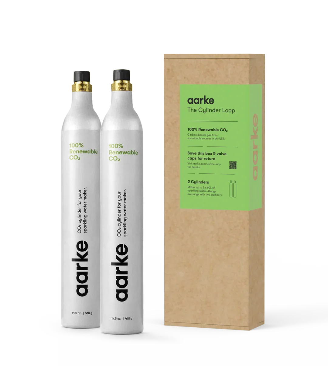 2 Aarke CO2 Cylinders & Exchange Box