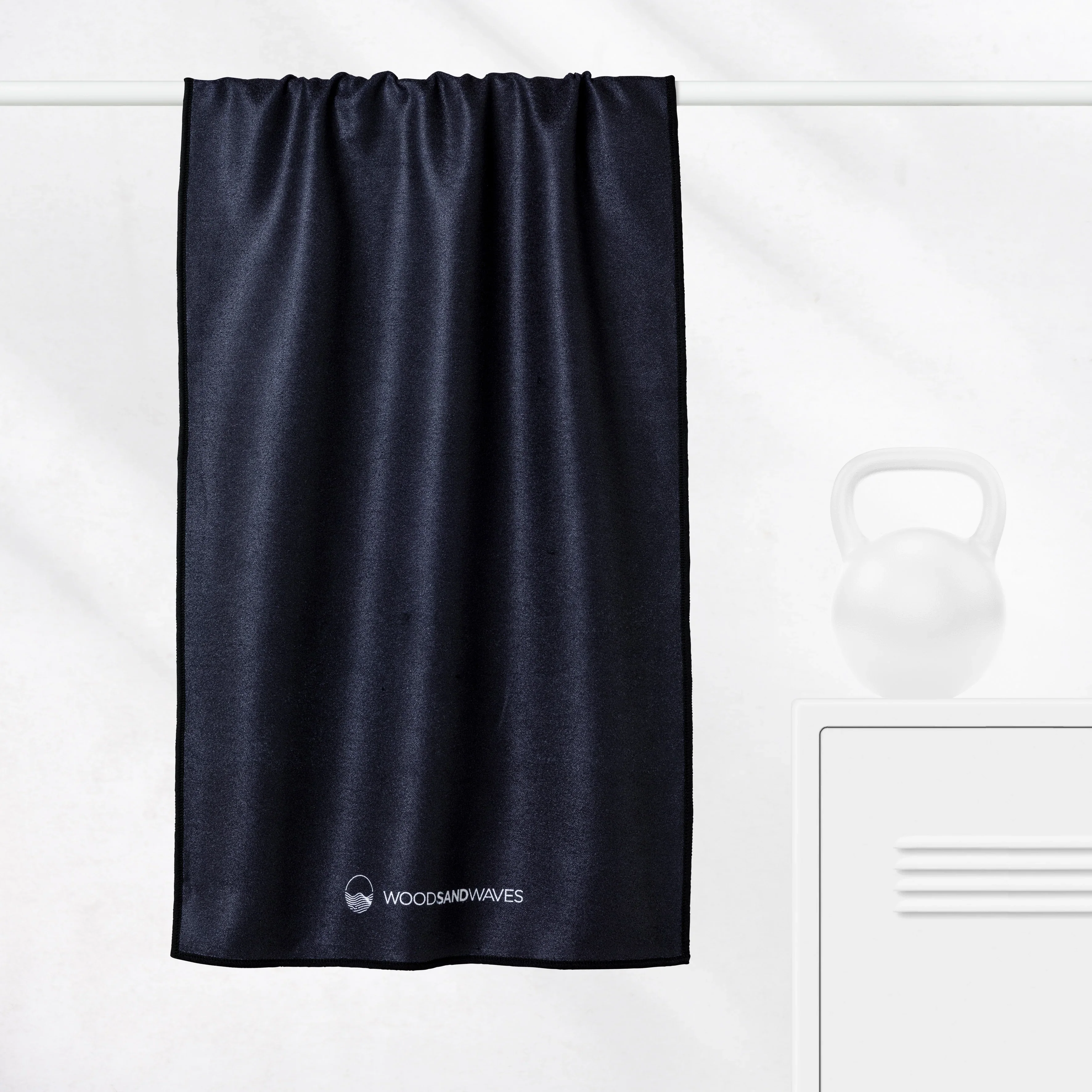 Sporthandtuch mit Magnet & Zipper-Tasche