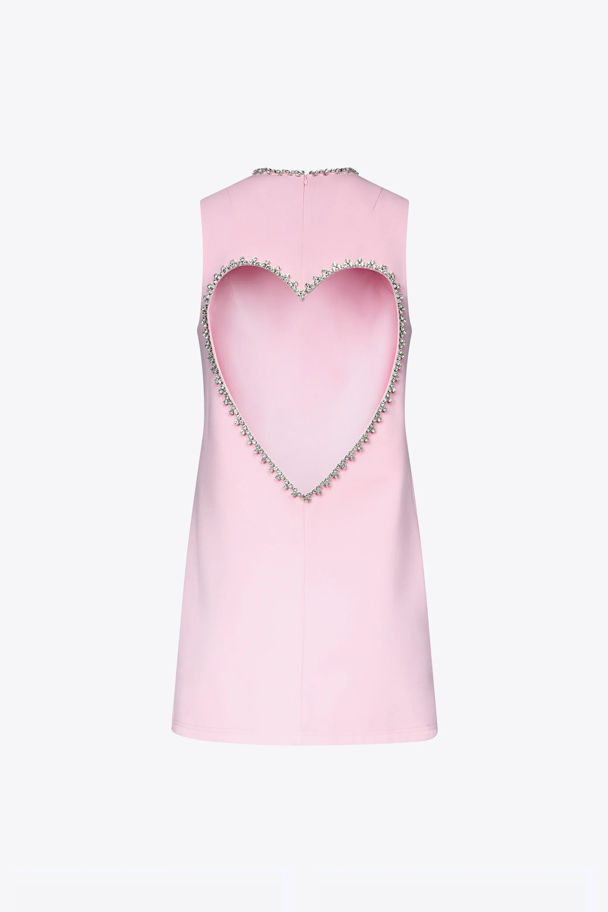 Crystal Heart Back Dress
