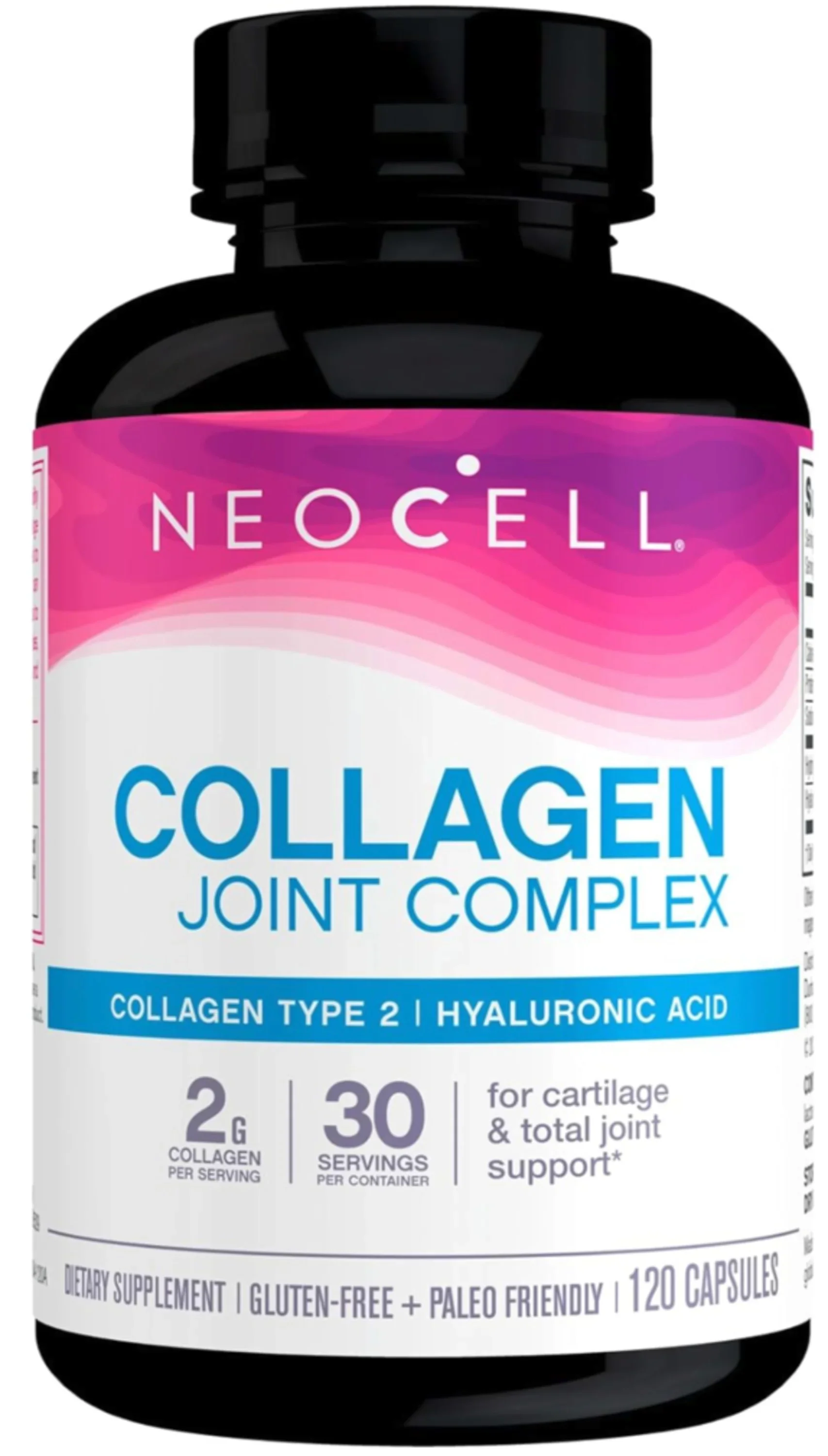 Joint Complex Collagen Type 2 + Hyaluronic Acid, 120 Capsules